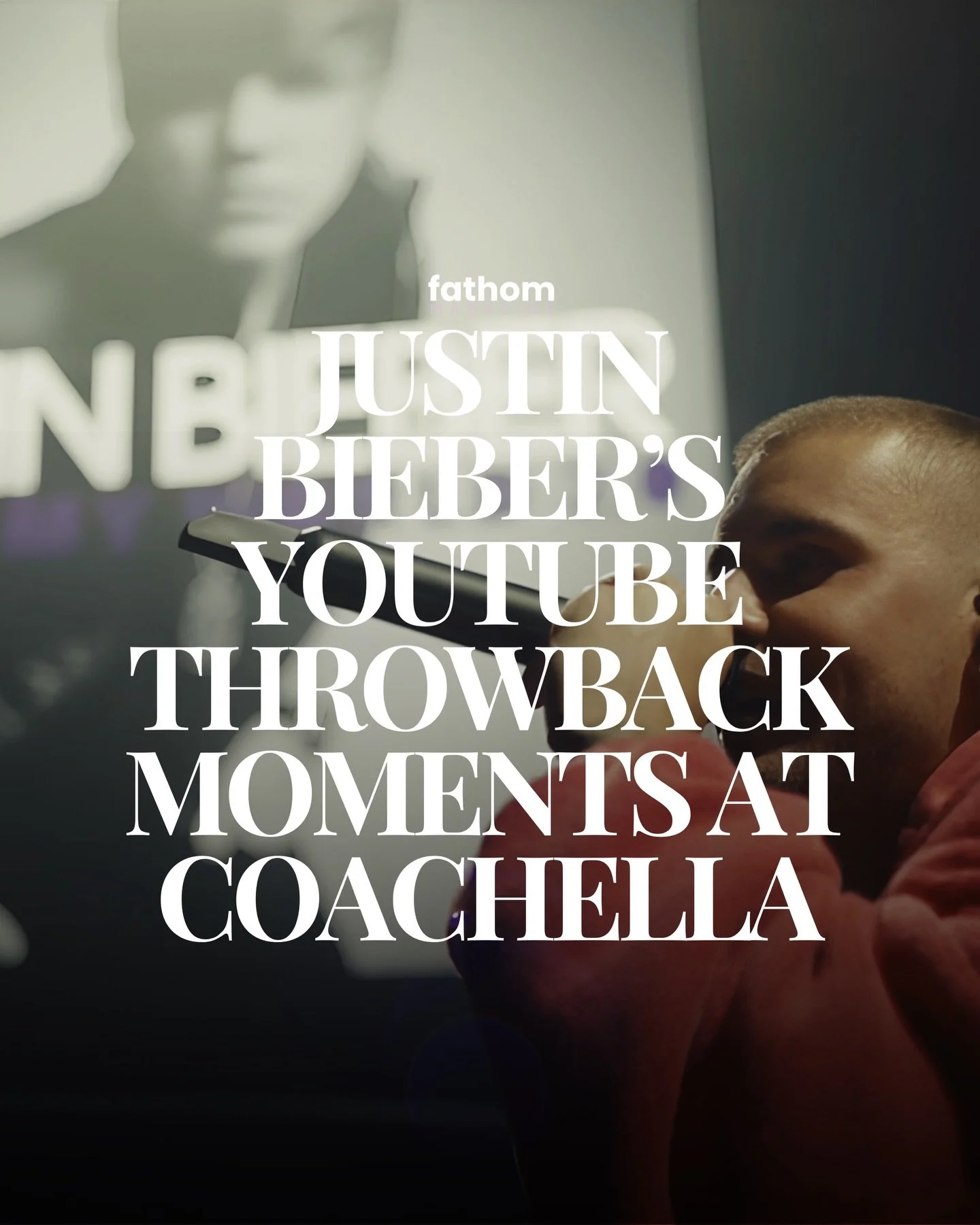 #BIEBERCHELLA Justin Bieber brought us all the way back to 2007 during his first time as a headliner at Coachella with nothing but Youtube Premium and his vocals, a shoutout to where his journey to becoming one of the world&rsquo;s biggest pop stars 