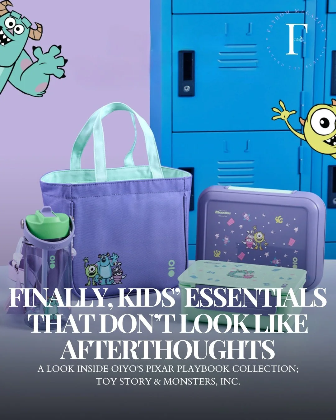 School essentials just got a personality upgrade&nbsp;&nbsp;🎒OiYO by MONTIGO is making the school run feel a little less chaotic and a lot more imaginative.&nbsp;Whether your little one wants Woody, Buzz, Mike, and Sulley tagging along to school, or