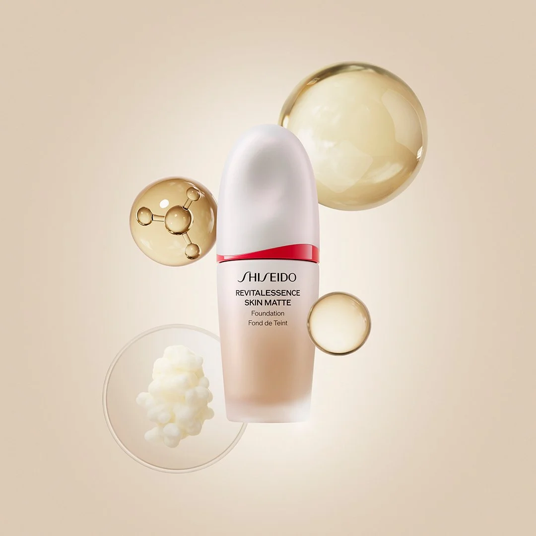 SHISEIDO's New REVITALESSENCE Skin Matte Foundation Proves Matte Makeup Doesn't Have To Look Flat