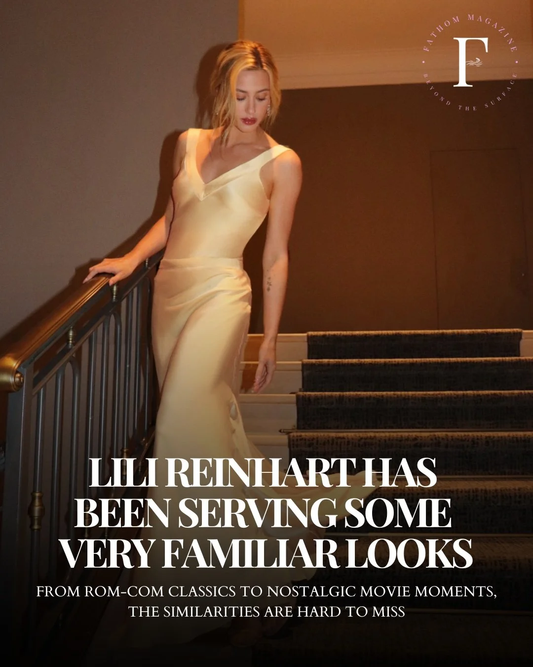 Lili Reinhart is serving nostalgia on "The Love Hypothesis" press tour, paying homage to the iconic dresses in romance. 

The Love Hypothesis will be available to stream on @primevideomy this 23rd September. 

#lilireinhart #thelovehypothes