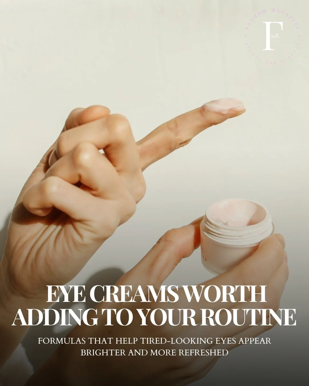 You'll need a little more than just a concealer to hide those dark circles and depuff your eyebags! 

#eyecreams #darkcircles #skincare