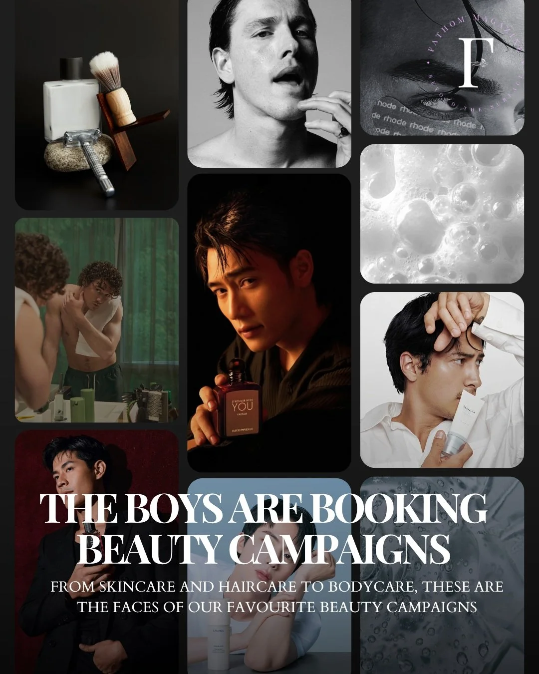 Good skin, great hair, even better products. The boys know the best beauty products to keep them fresh from head to toe and we're taking notes too!