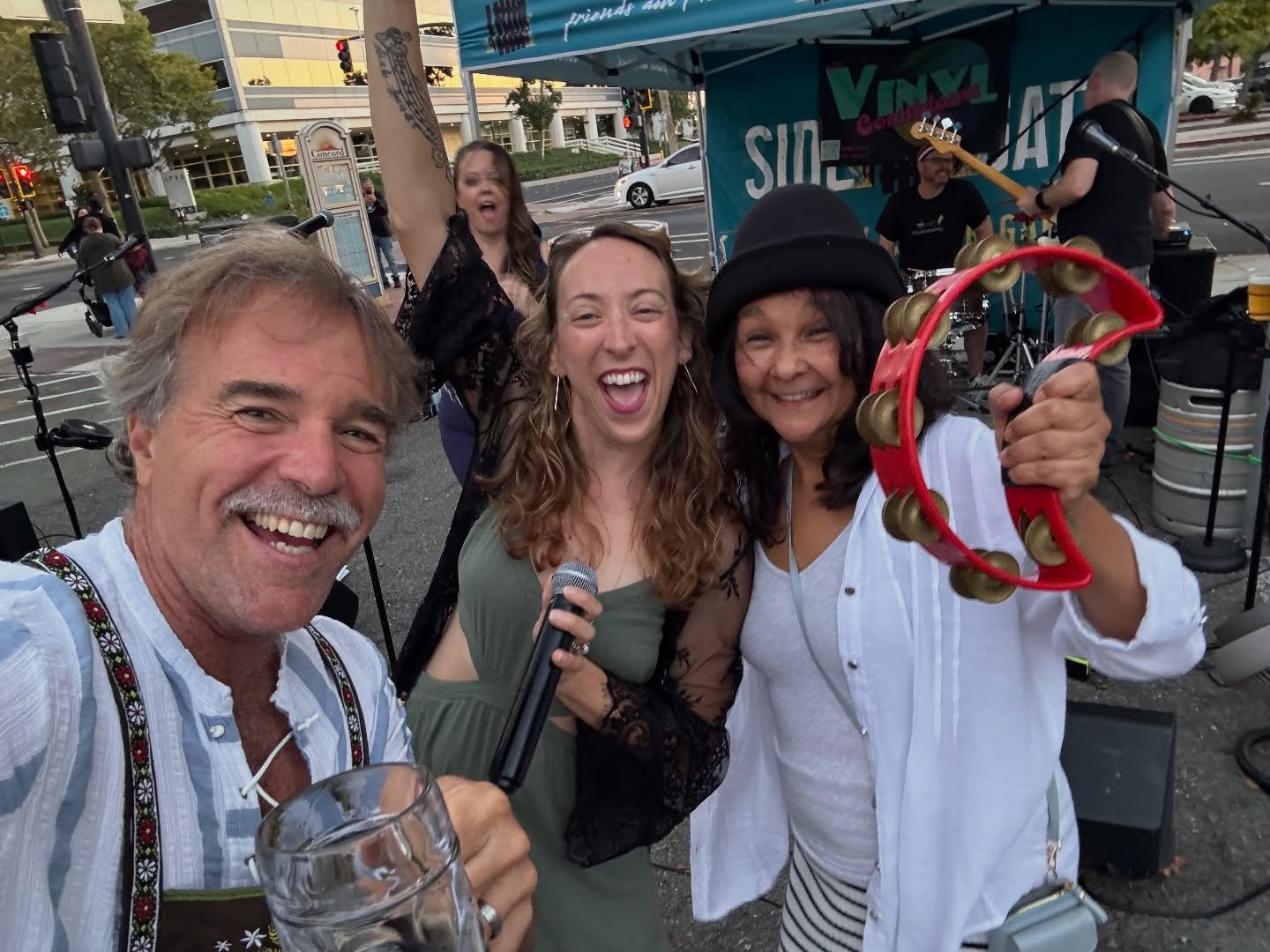 Thank you to @sidegatebrewing and to all who came out to Oktoberfest&mdash;we had a blast with you all! The energy was electrifying!!!⚡️