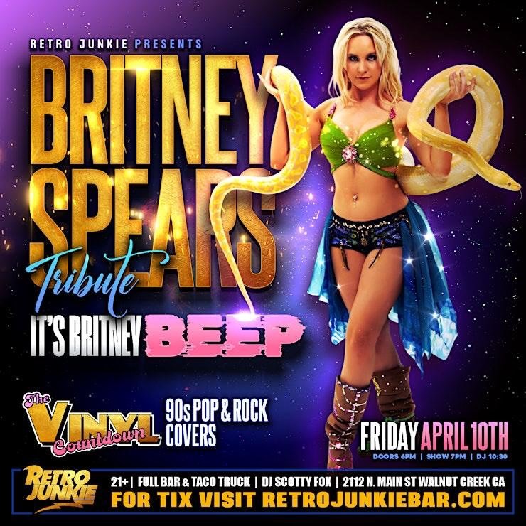 We&rsquo;re opening for Britney Beep, bitch!! 💥🤩 
Friday, April 10th at 7:00pm