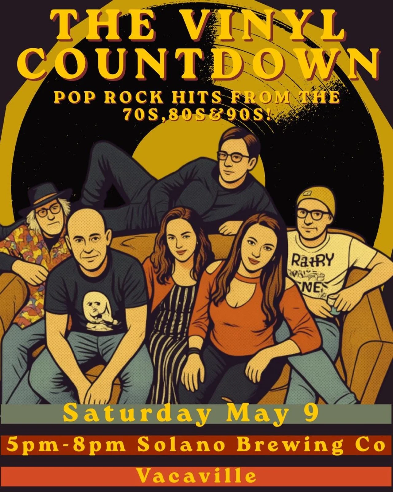 Solano County friends! It&rsquo;s been a minute! We&rsquo;d love to party with you on May 9th at SBC! We have the band at full strength, sounding better than ever! Come on out and hear the new songs 🤩🎶💃🕺🍻