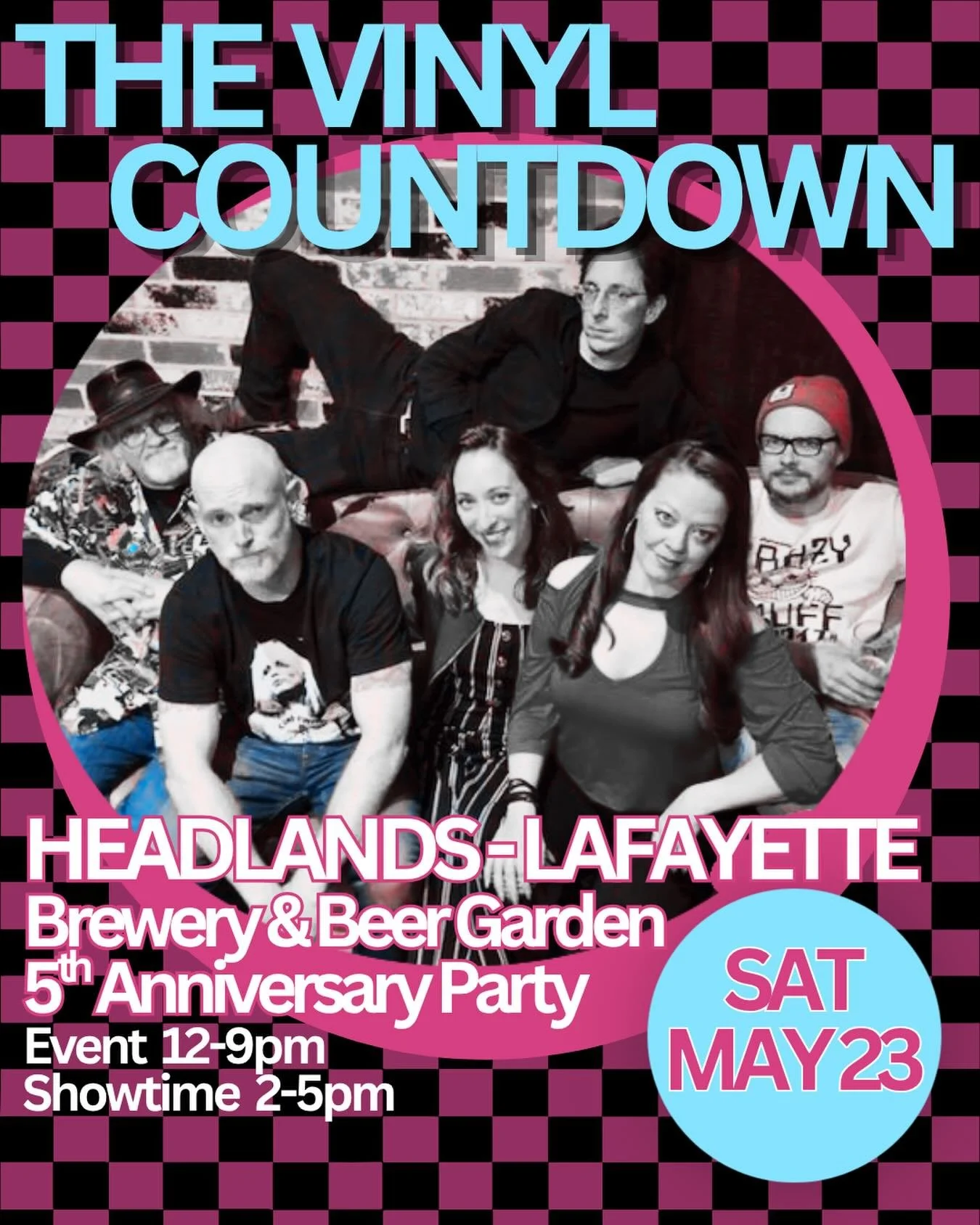 Get ready for killer party at @headlands_lafayette! They&rsquo;re celebrating their 5th anniversary all day and we&rsquo;ll be there bringing the tunes from 2-5!!

#localbeers #coverband #craftbeer #party #livemusic