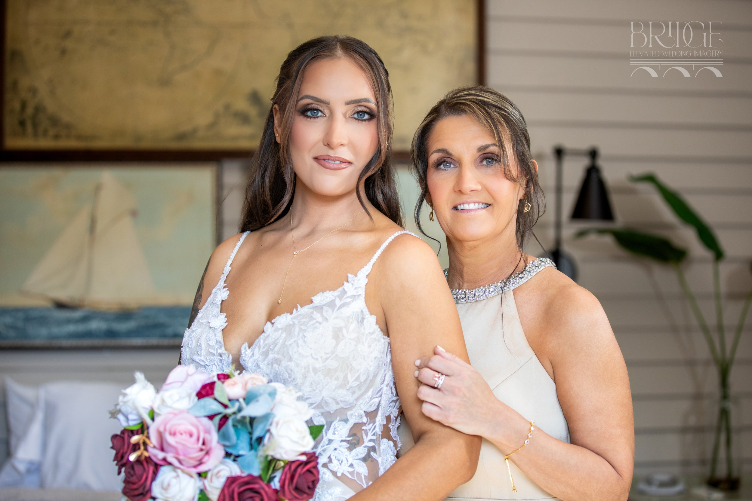 Athas-Johnson_260228-PREVIEW-021_3703-BridgeImagery-Danielle and Will, destination, family, getting ready, Key West, mother daughter, mother of the bride, Old Town Manor, snuggle, window light.jpg