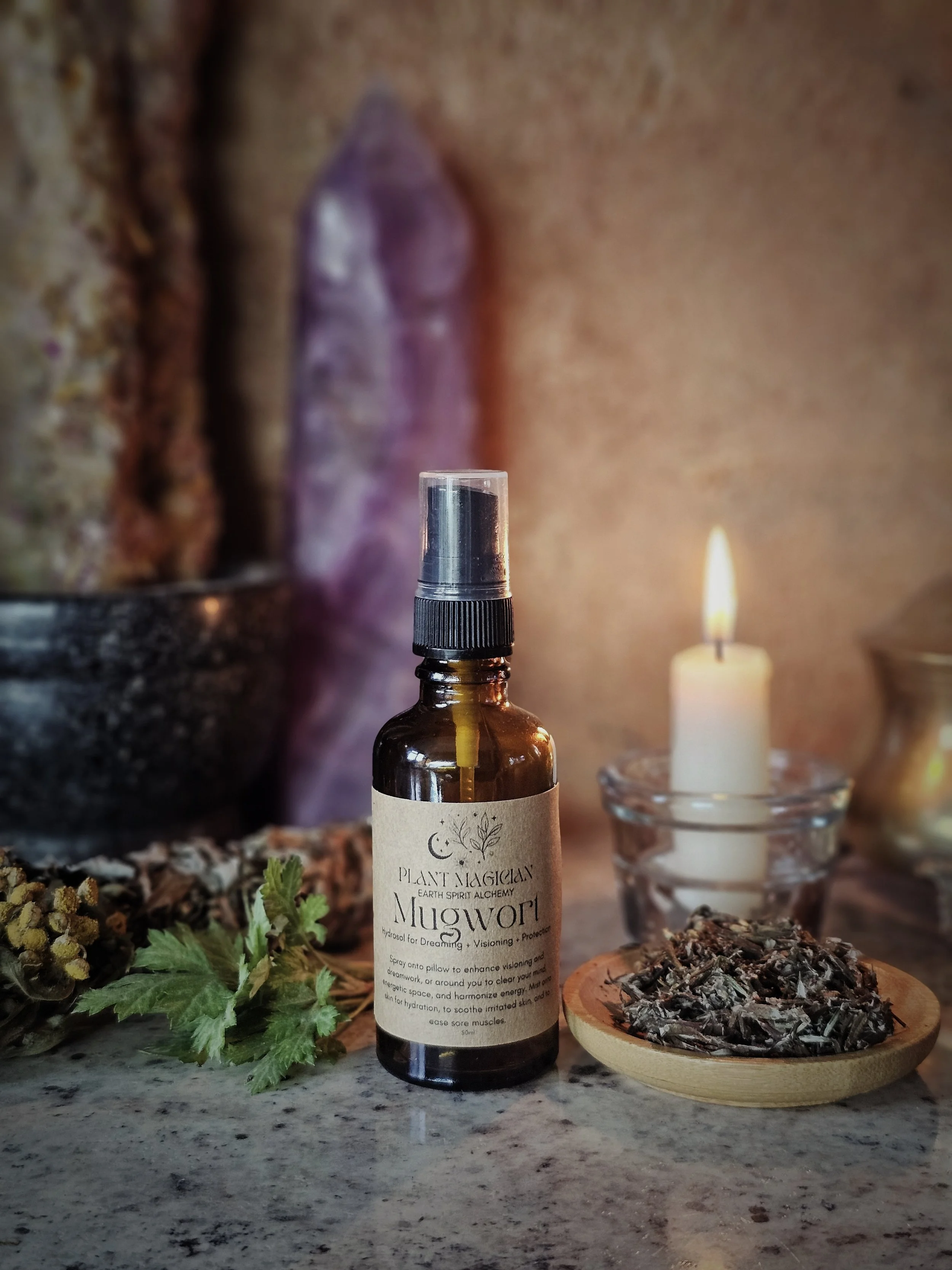 Mugwort Hydrosol | Smokeless Cleanse  + Dreamwork + Vision + Clarity