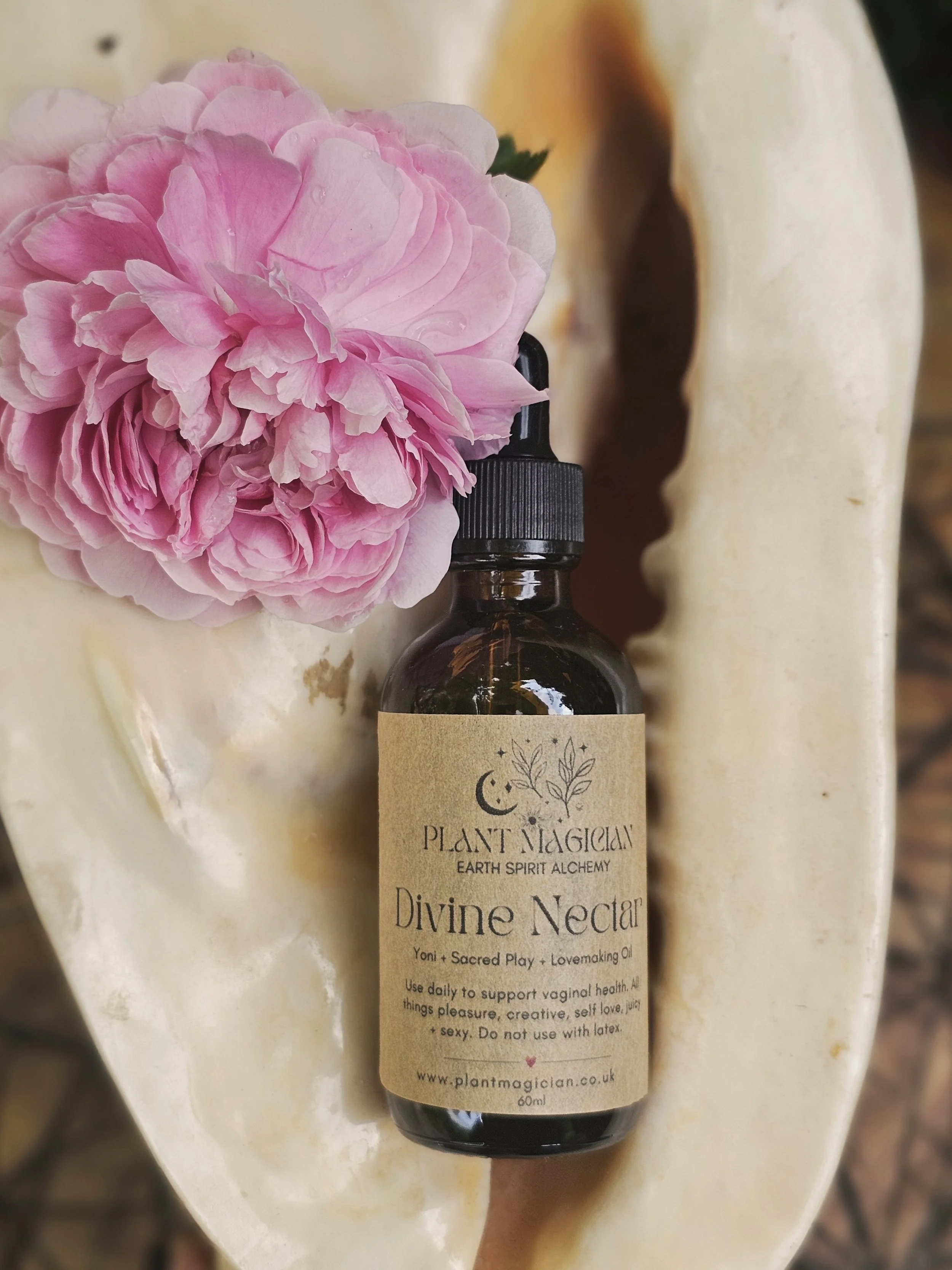 Divine Nectar Intimate Oil for pleasure, healing + self love rituals