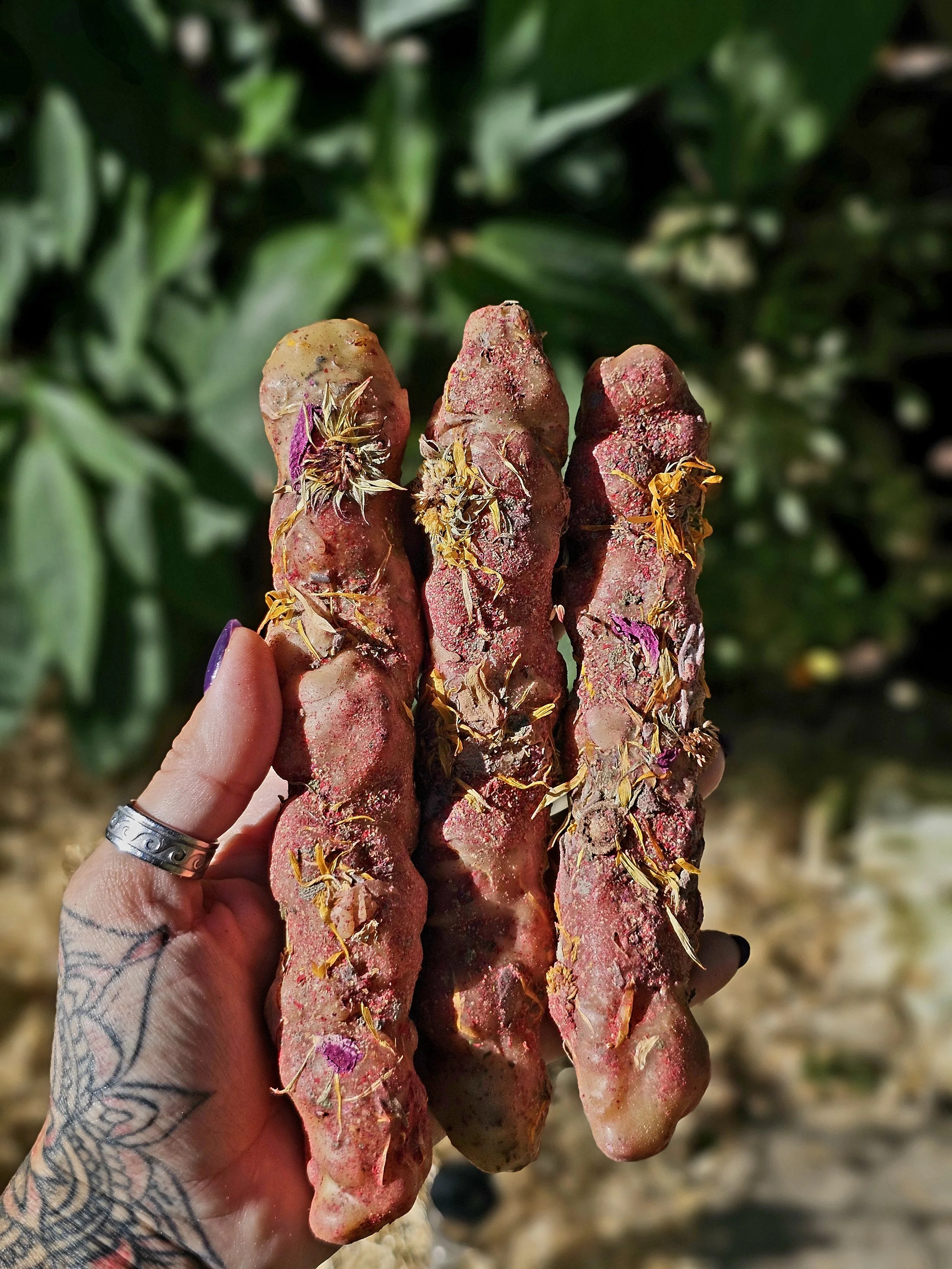 Thunder Candle (Hag torch, Gromnica ) /Protection + Purification, Samhain magic