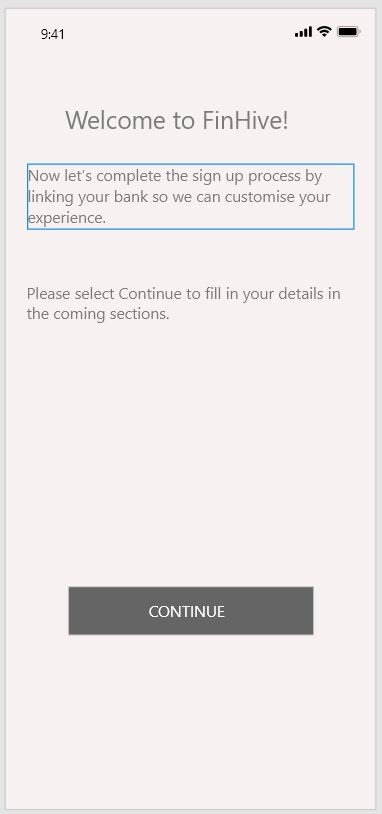 onboarding wireframe