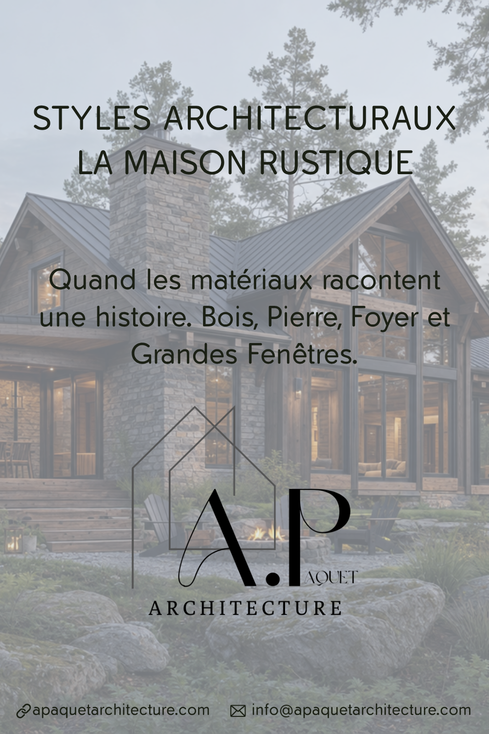 Le style rustique : quand les matériaux racontent une histoire
