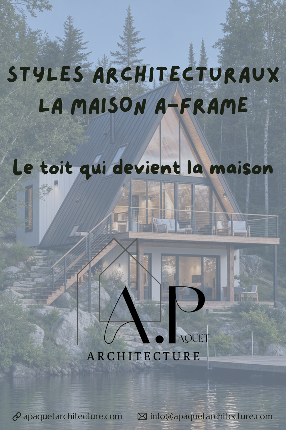 La maison A-Frame : quand le toit devient la maison