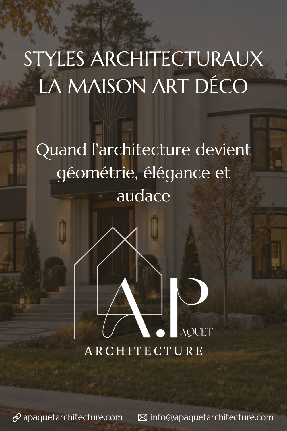La maison Art déco : quand l’architecture devientgéométrie, élégance et audace