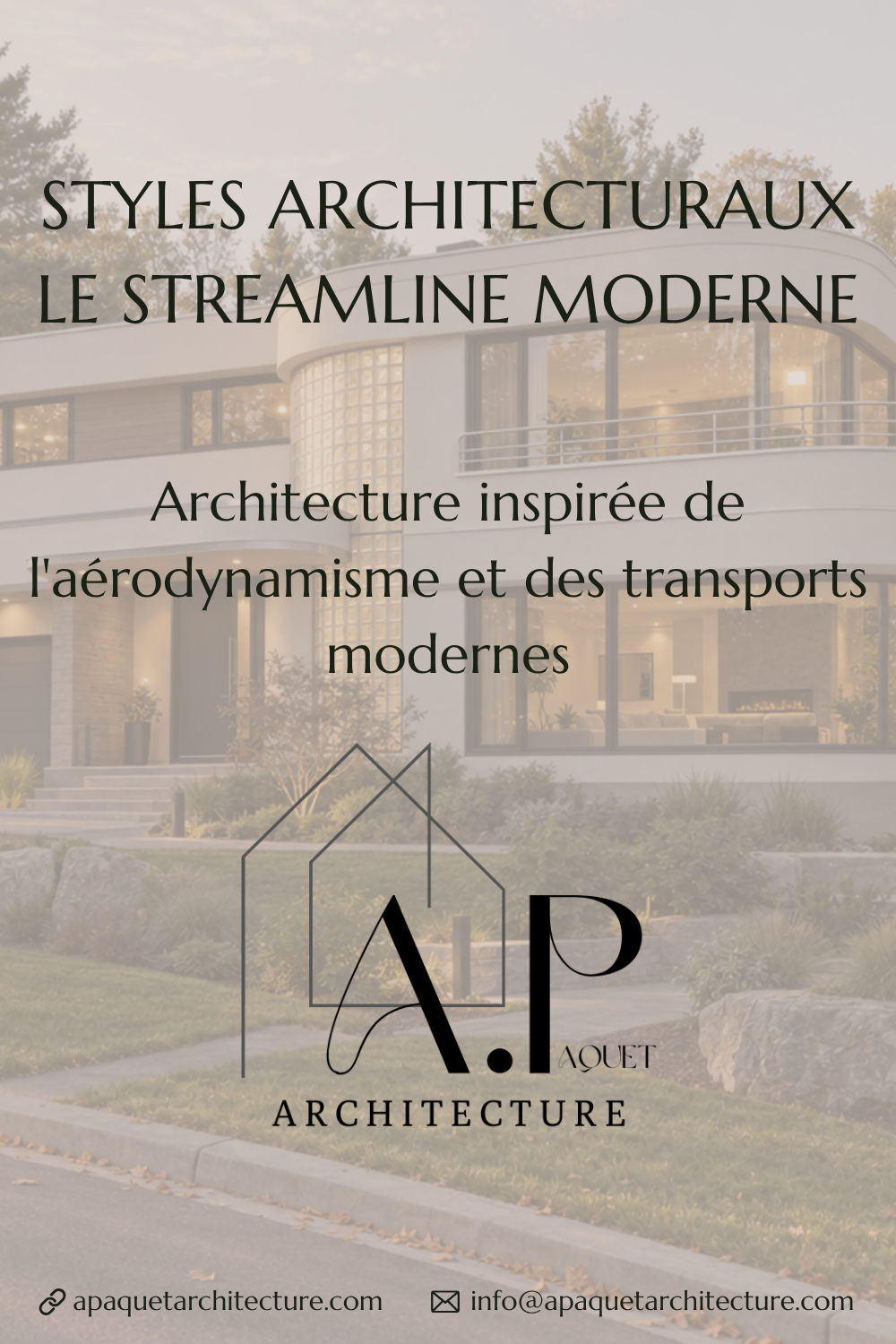 Le Streamline Moderne : quand les maisons ont commencé à rêver de vitesse