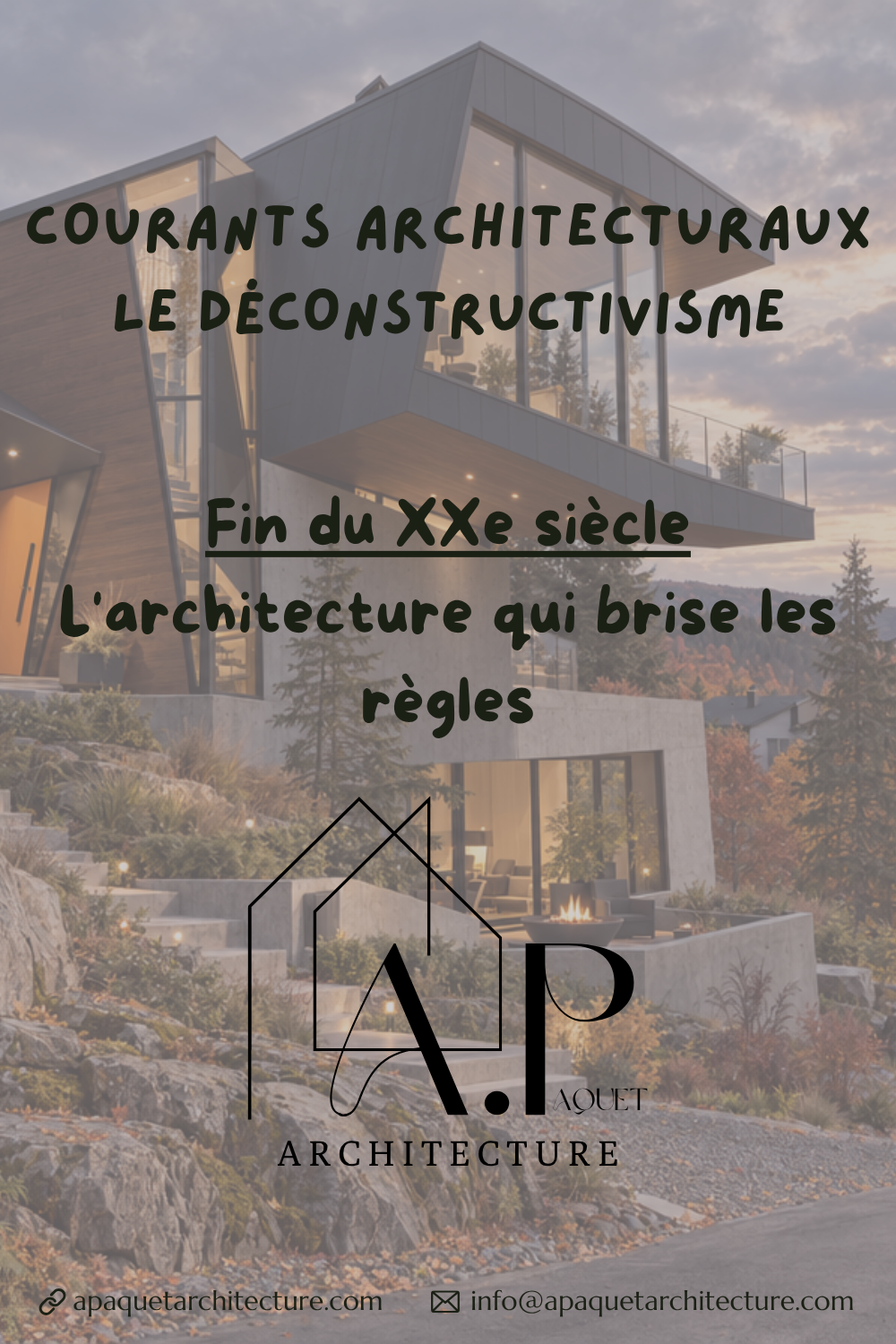 Le déconstructivisme : quand l’architecture décide de briser les règles