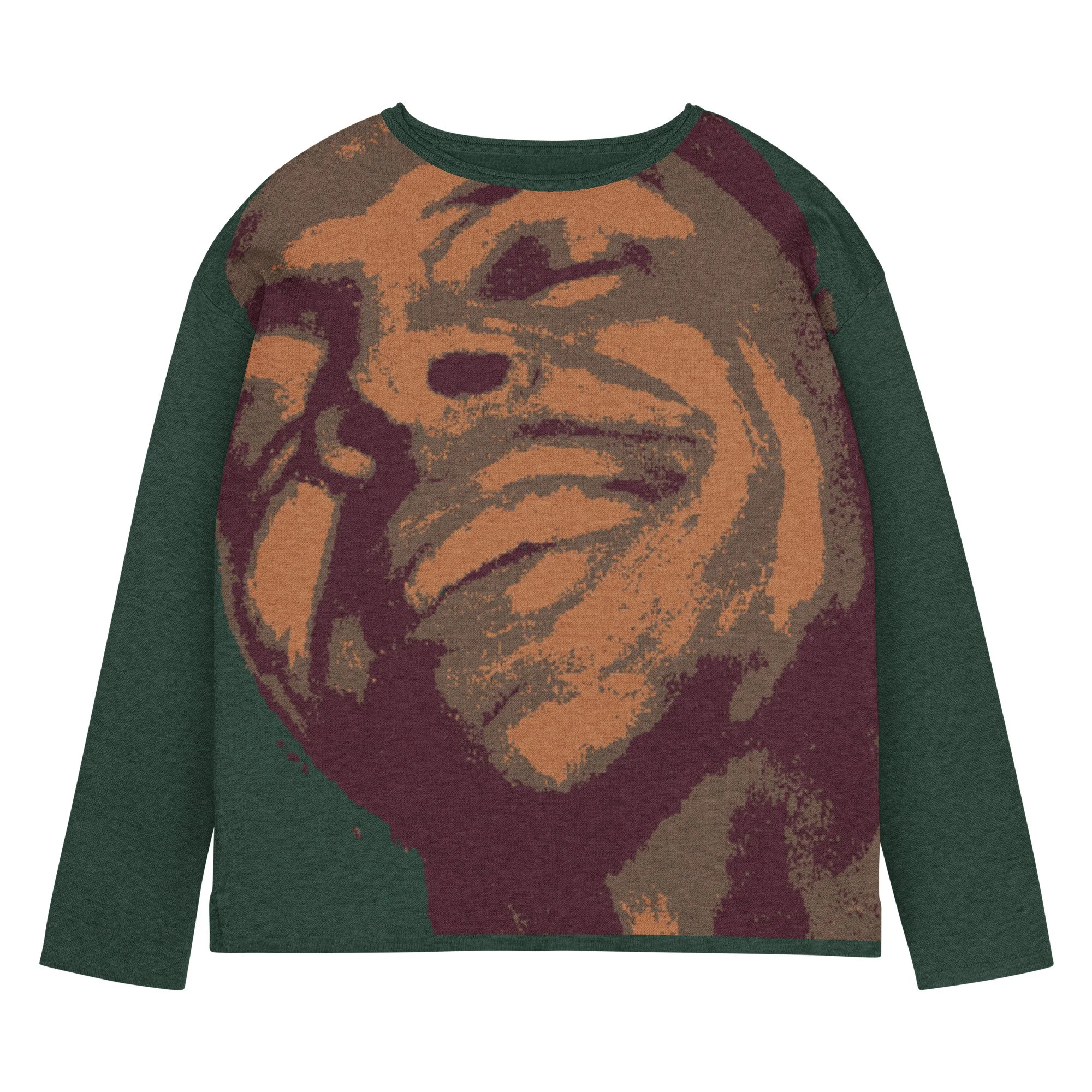 MASEGO straight bottom knit sweater