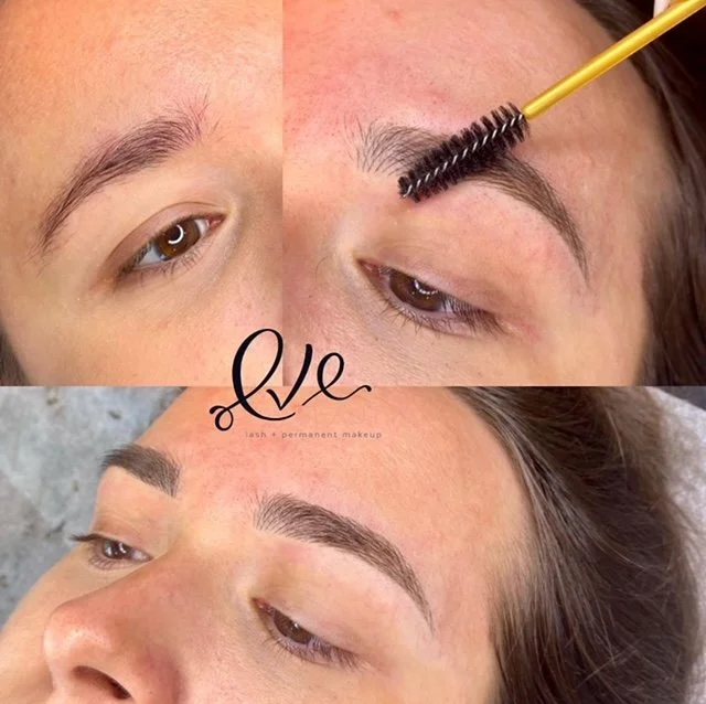 combination brows healing process