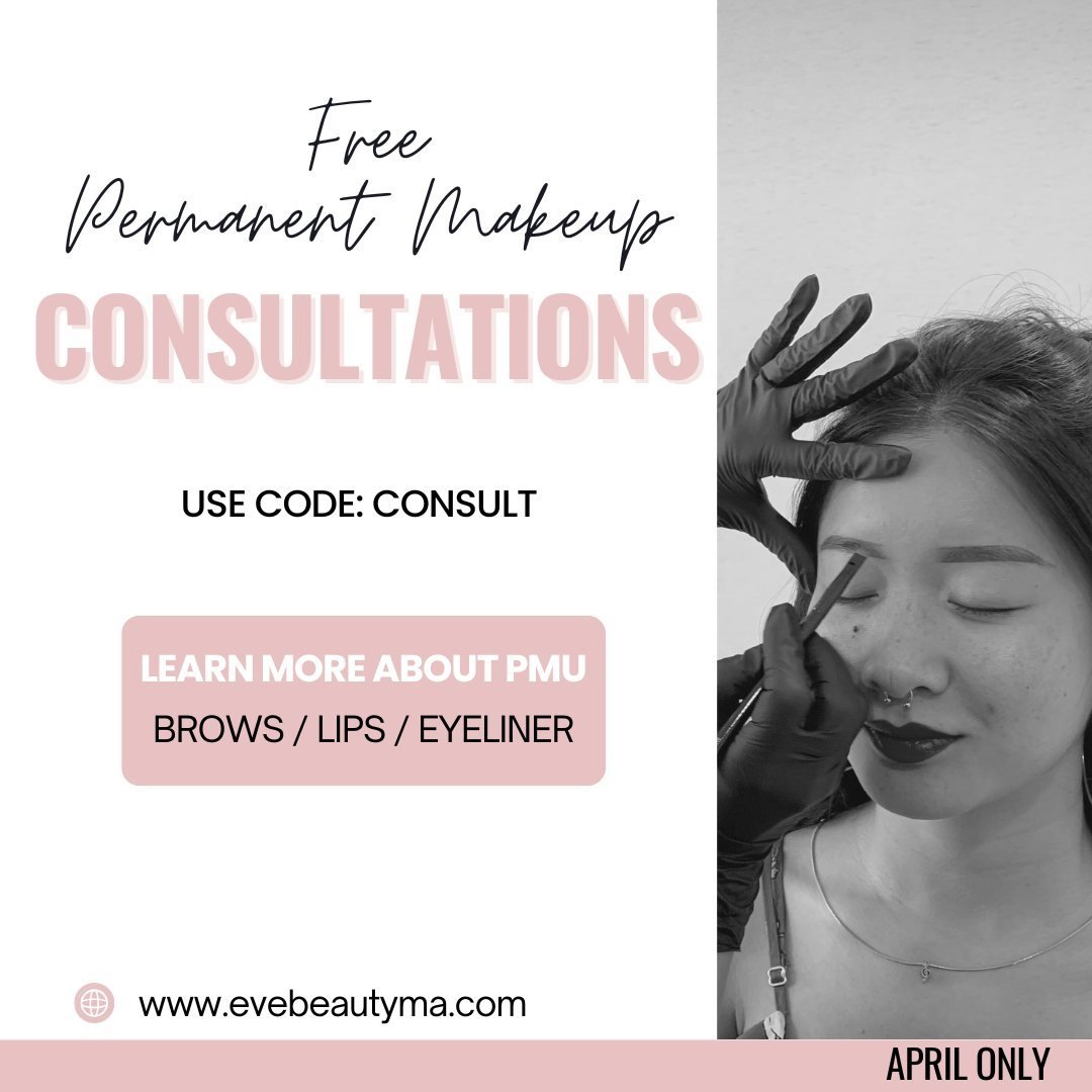 GET THE INFO YOUVE BEEN LOOKING FOR! Curious about our permanent makeup services and what it could do for you? Nows the time to book your Free PMU Consultations. (Originally $50). 

LIMITED TIME ONLY : Expires May 1st 2024 
USE CODE: CONSULT when boo