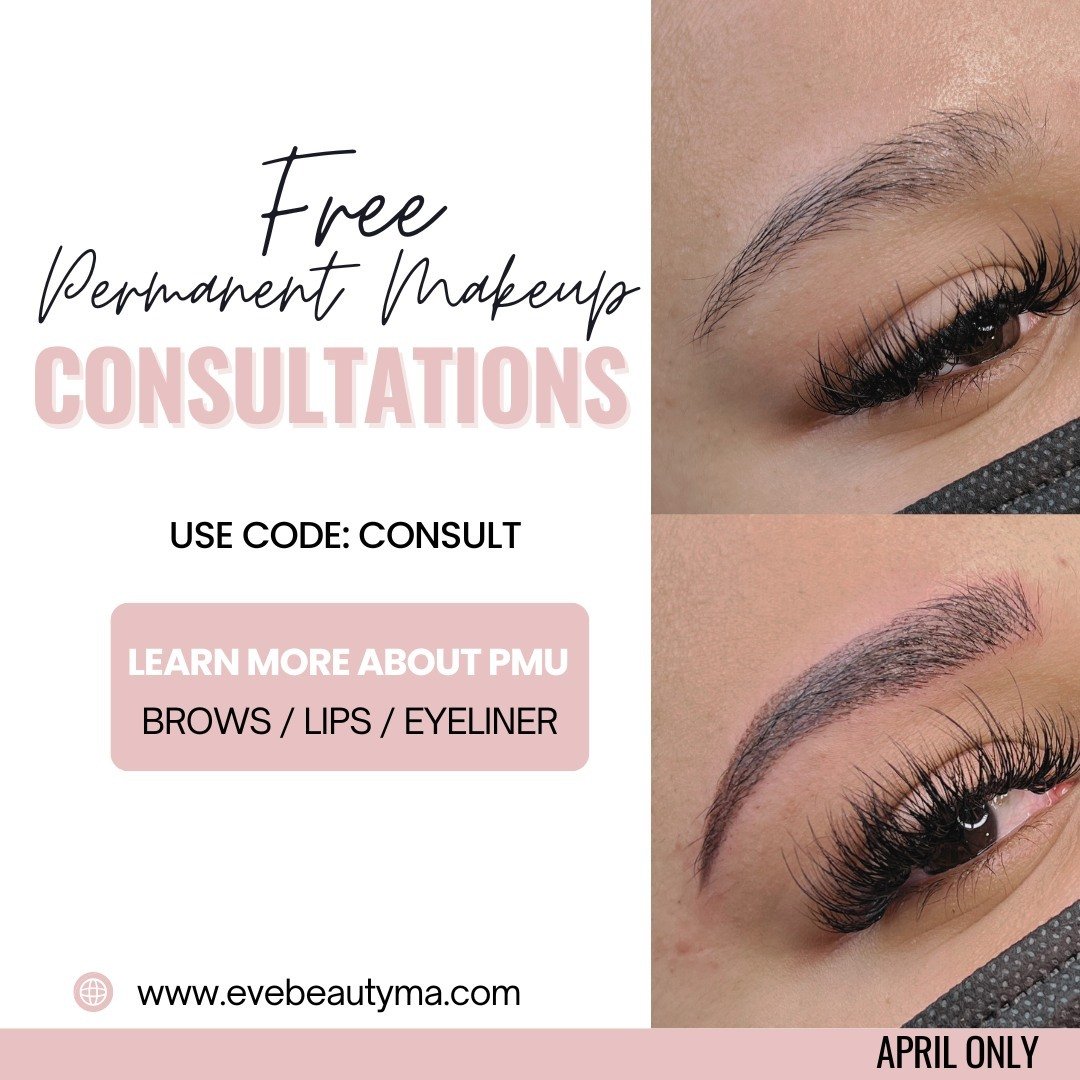 ONE DAY LEFT TO BOOK YOUR FREE CONSULTATION! (USUALLY $50) 
Interested in Permanent Makeup with Eve Beauty? Now is your chance to start without any obligations. Truly see if it is something you want to move forward without the usual consult fee. ASK 