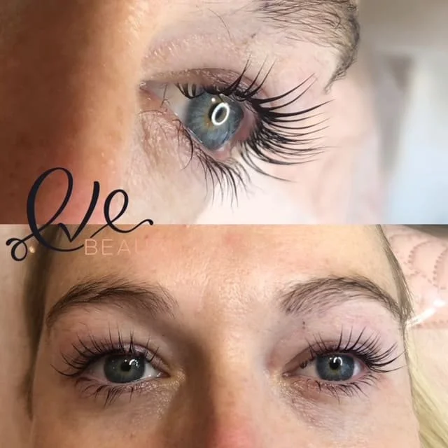 lash lift before and after
