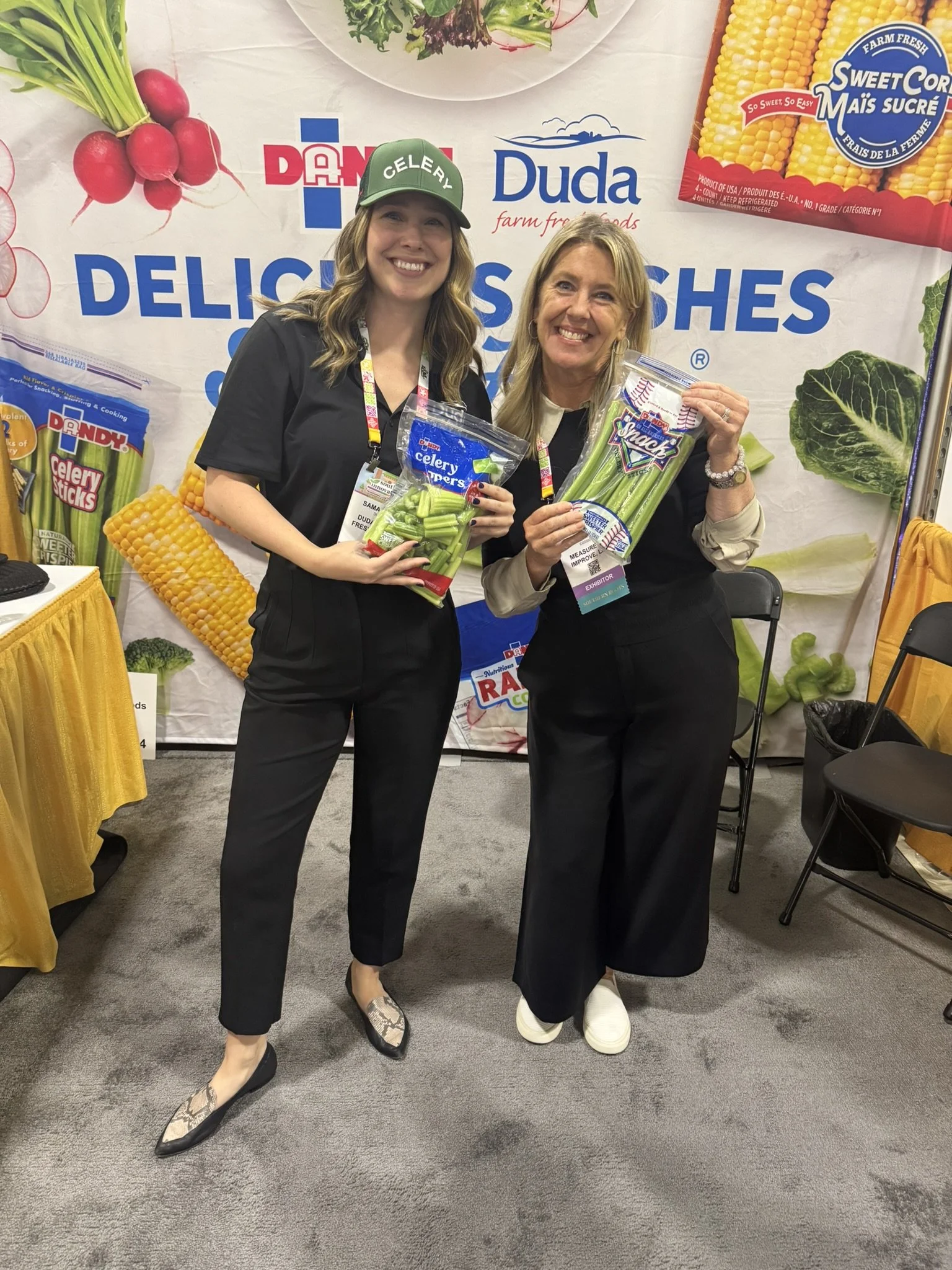 Samantha Duda from Duda Farm Fresh Foods and Nikki Cossio.JPEG