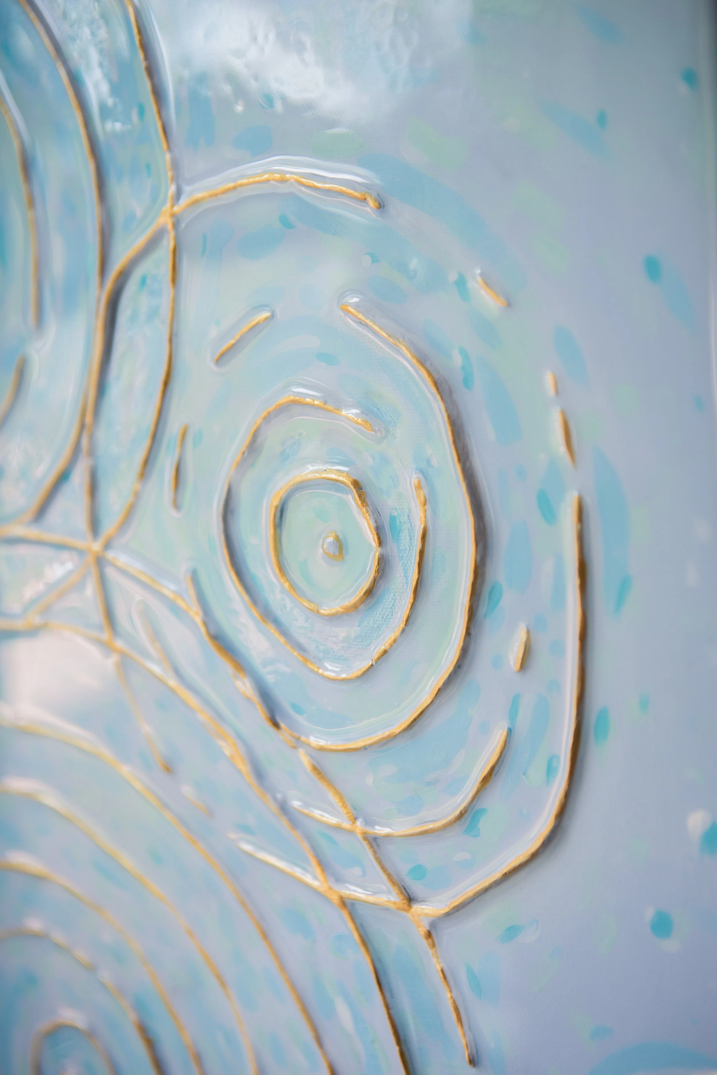 9x16 - Canvas, mixed media- detail