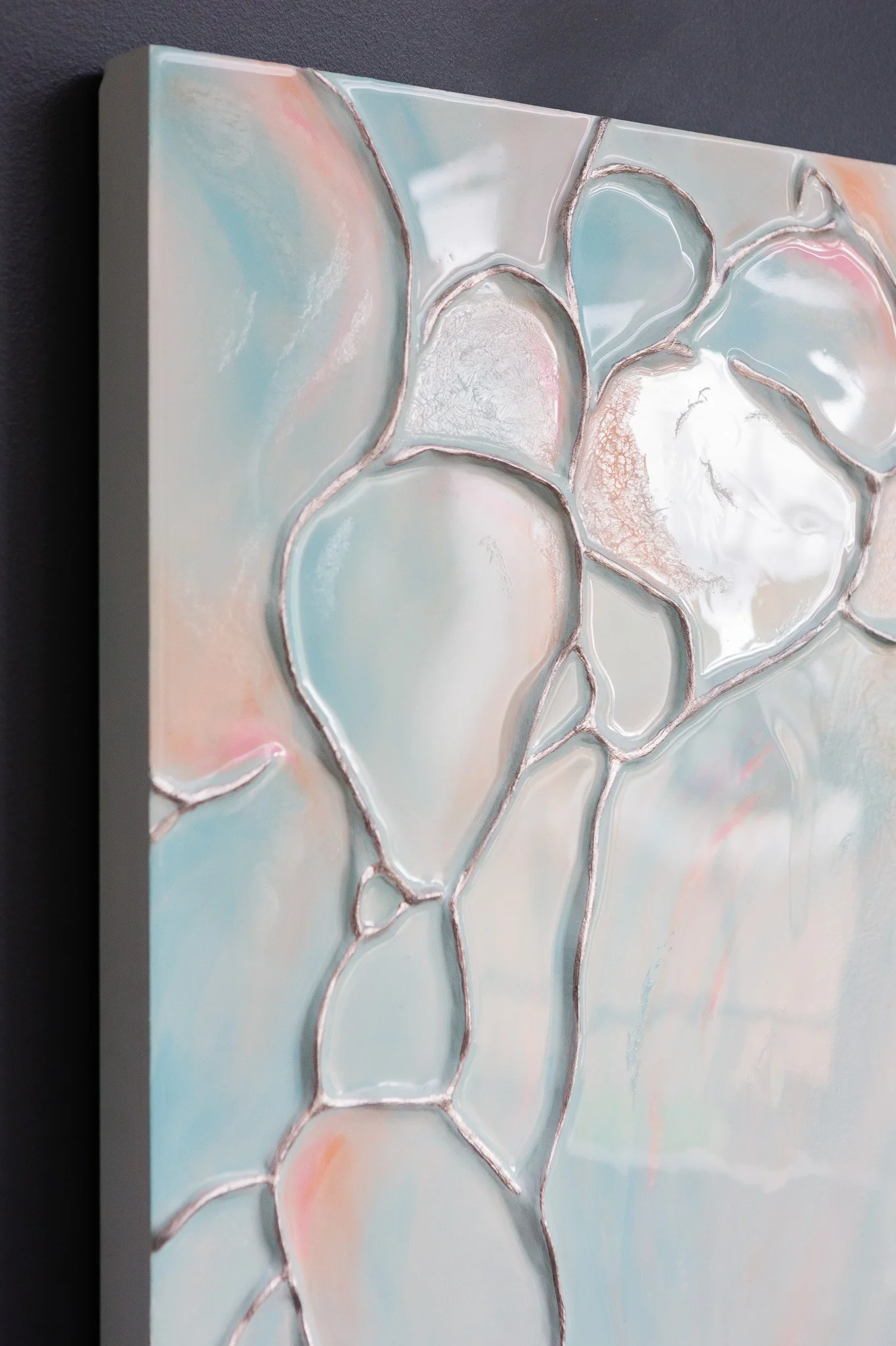 24x36 - wooden panel, mixed media - detail