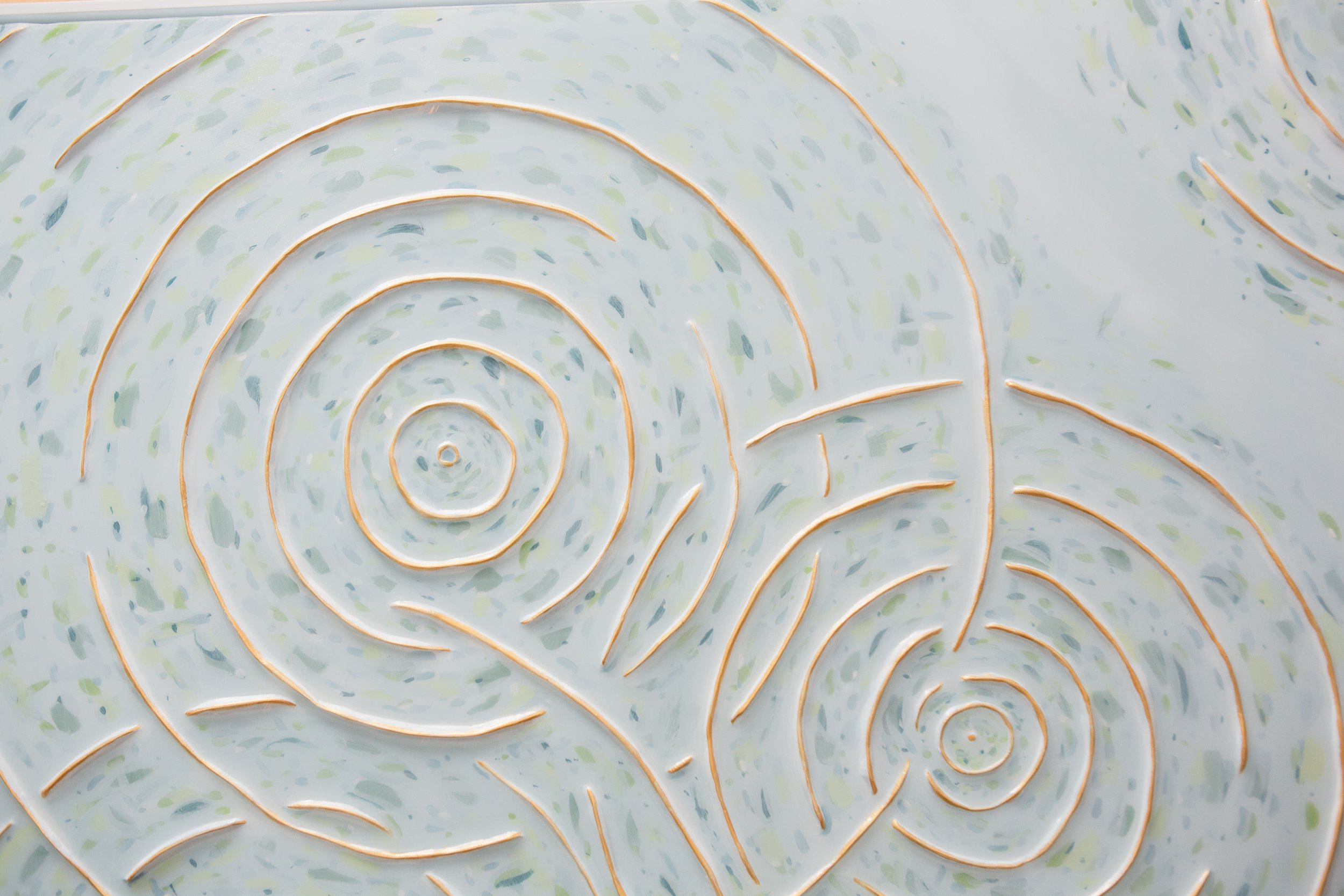 36x48 - wooden panel, mixed media