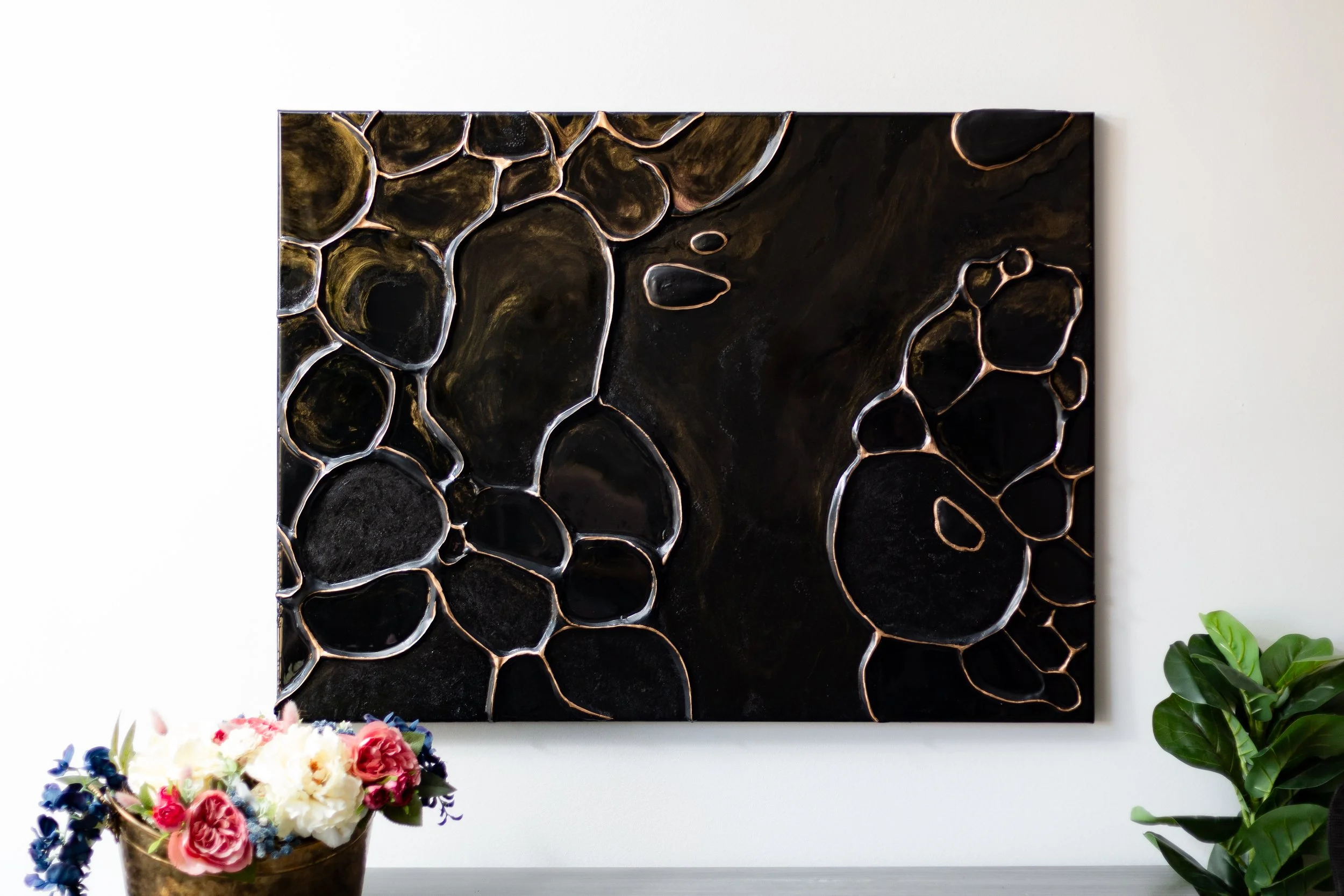 24x36 - canvas, mixed media - detail