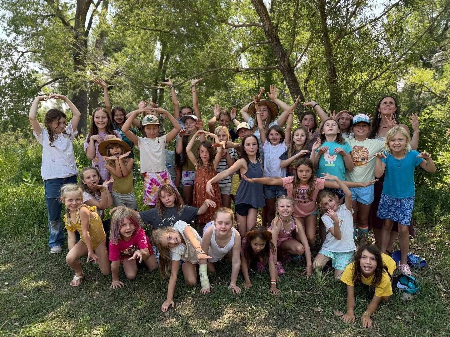 Sisters of the earth girls empowerment camp 2025. Core skills that we worked on - body awareness, mindful movement/dance, sit spots, wild clay Id and harvest/process, knife skills, wet felting, antler buttons, beginner whittling, soft basketry, begin