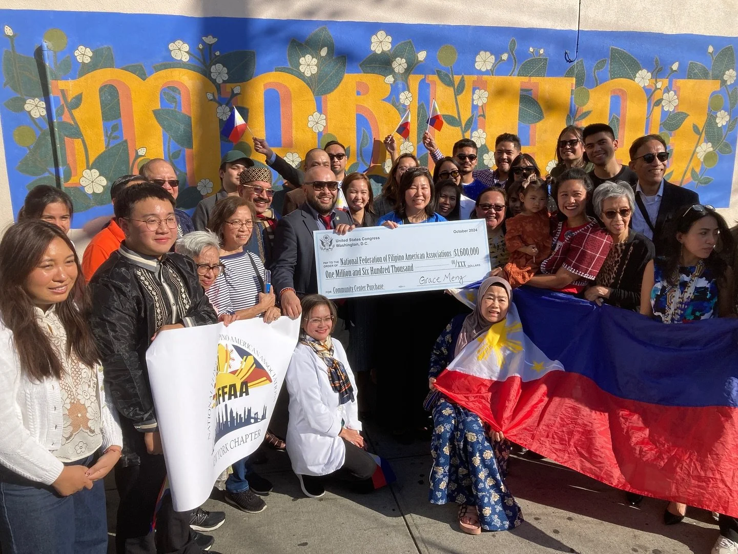 We are thrilled to receive $1.6 Million in Federal Funding through the leadership of U.S Congress Member Grace Meng. This historic investment will launch a blueprint across New York and the country for Filipino communities to build power. 

We thank 