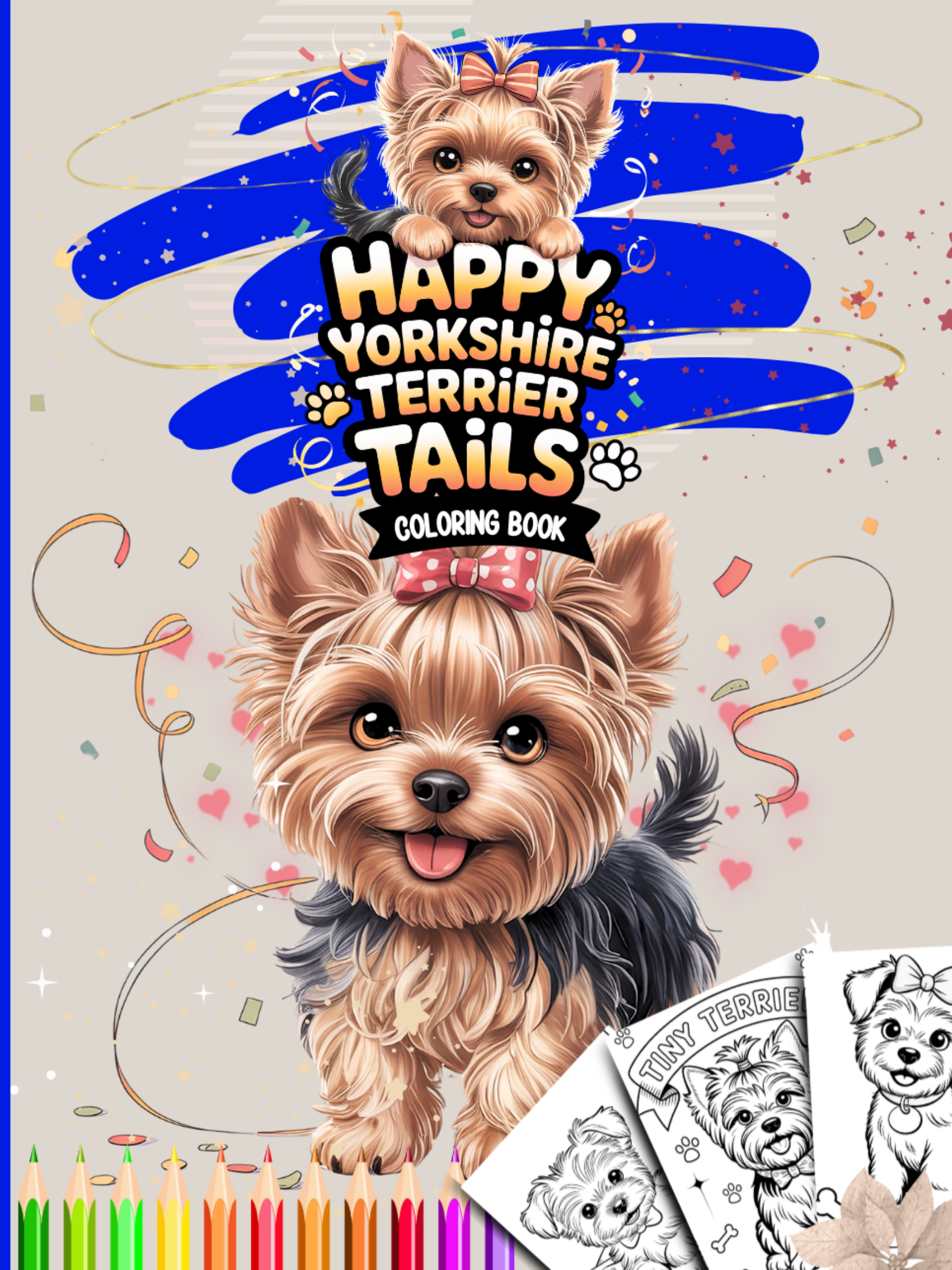 Happy Yorkshire Terrier Tails