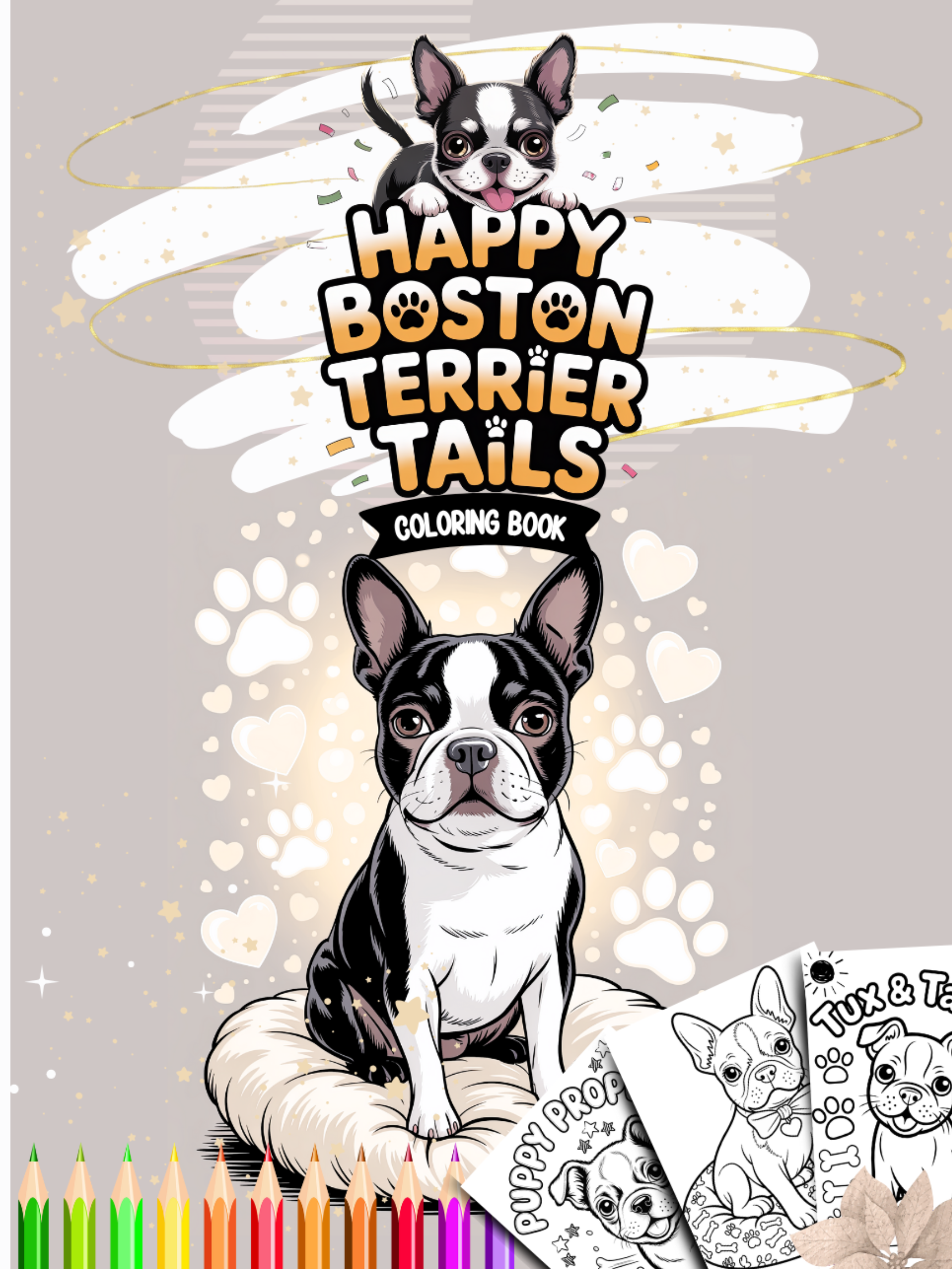 Happy Boston Terrier Tails