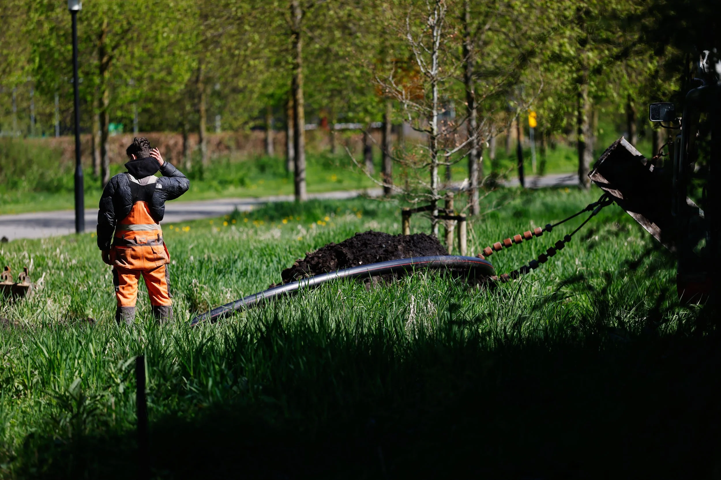 Ik ga gewoon even niet kijken. Dan is het misschien weg.