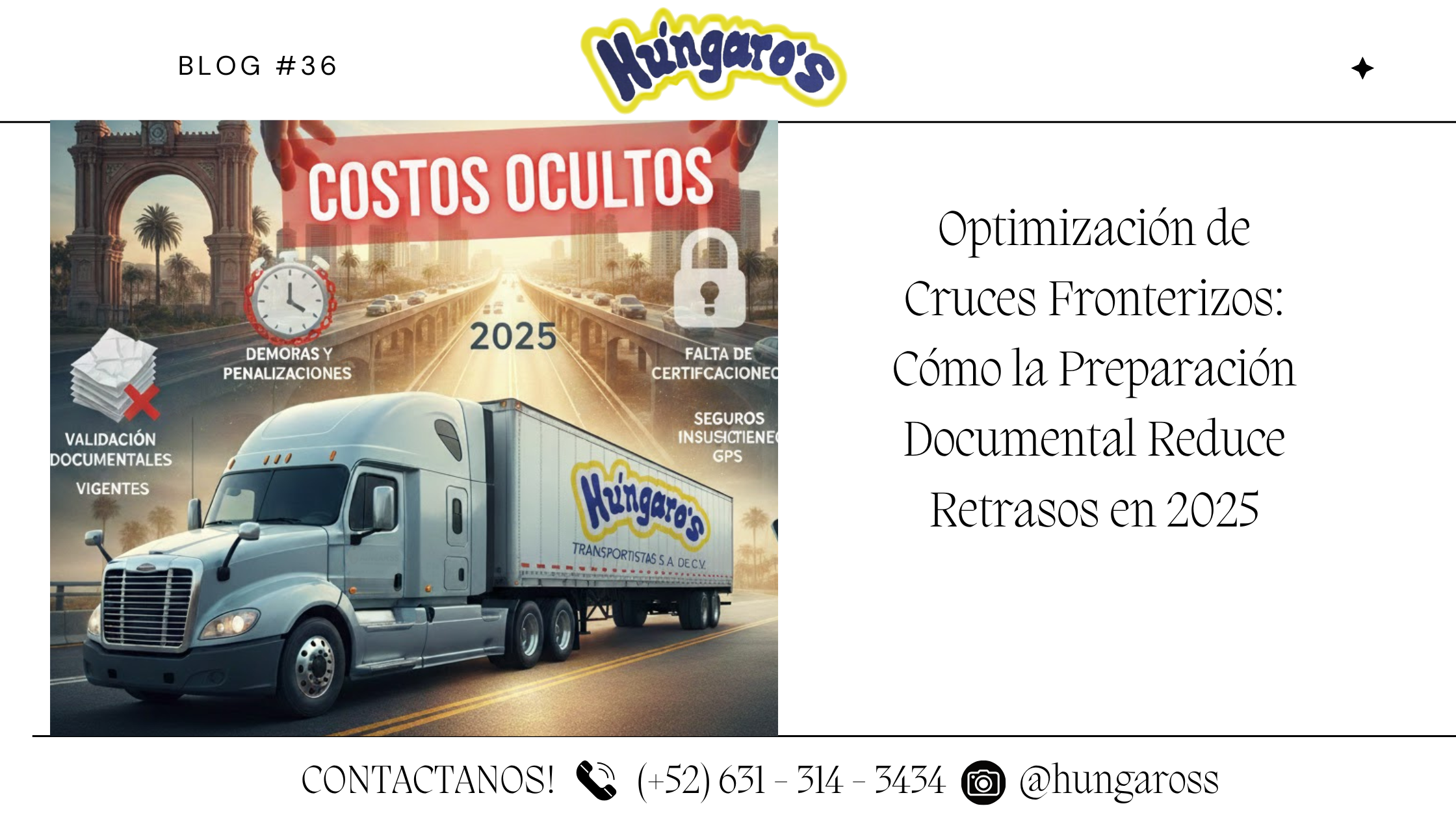 Costos ocultos en el Transporte Transfronterizo México-EE.UU. en 2025: lo que nadie te dice