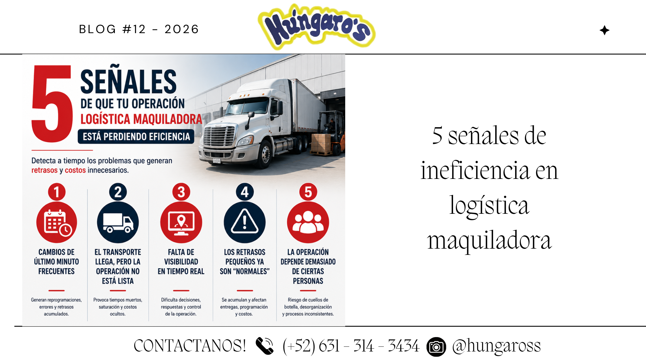 5 señales de que tu operación logística maquiladora está perdiendo eficiencia (aunque todo parezca normal)
