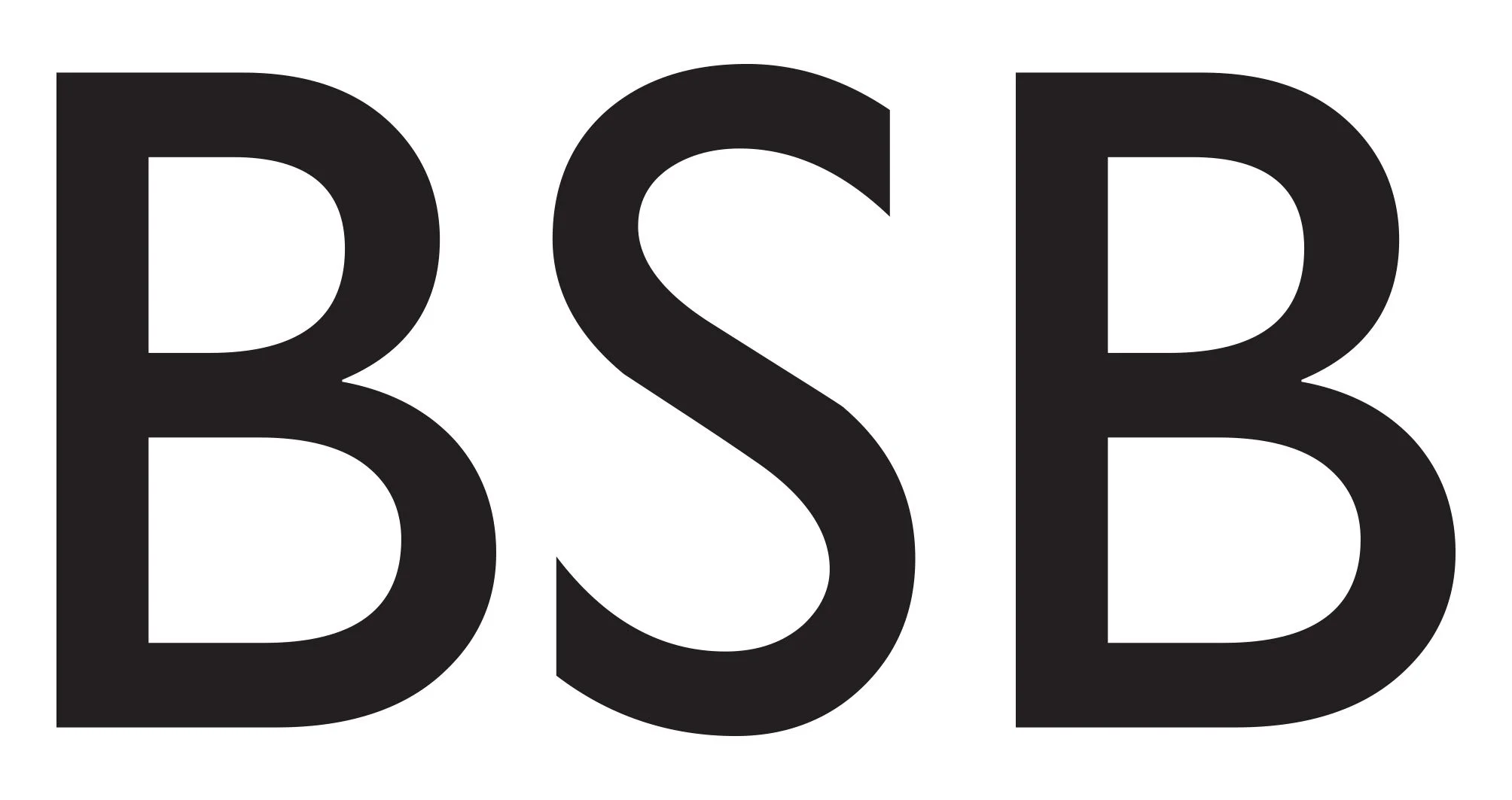 Large black letters spelling out 'BBD' on a white background.