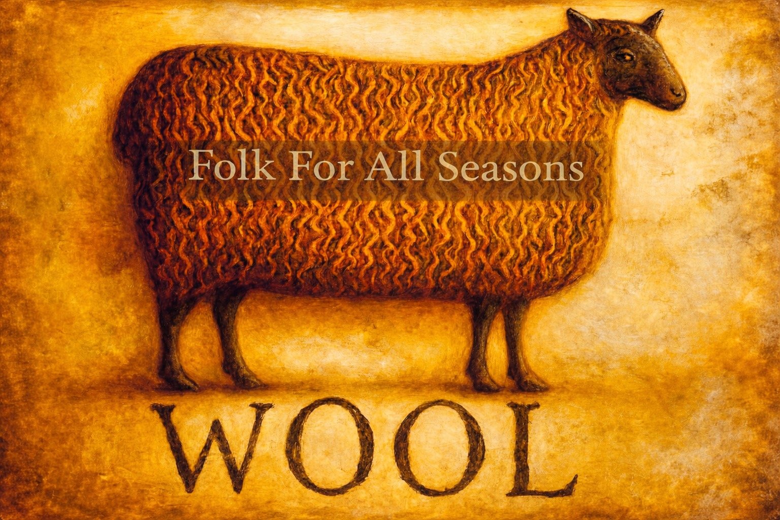Tan Sheep Wool Sign