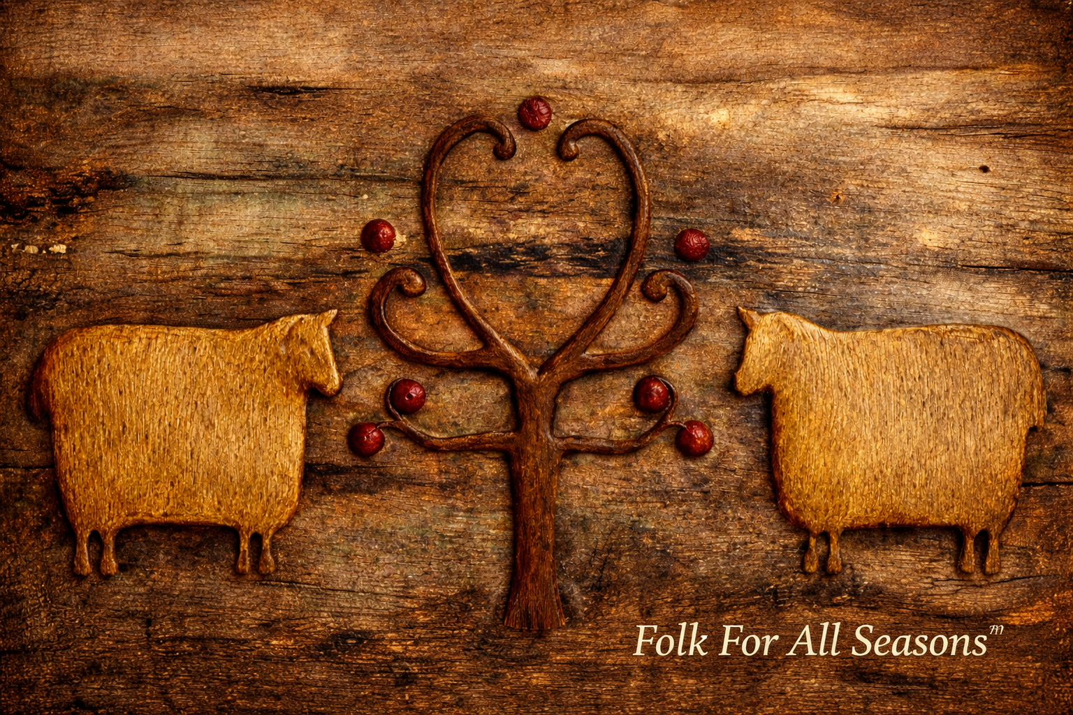 Very Primitive Sheep and Tree