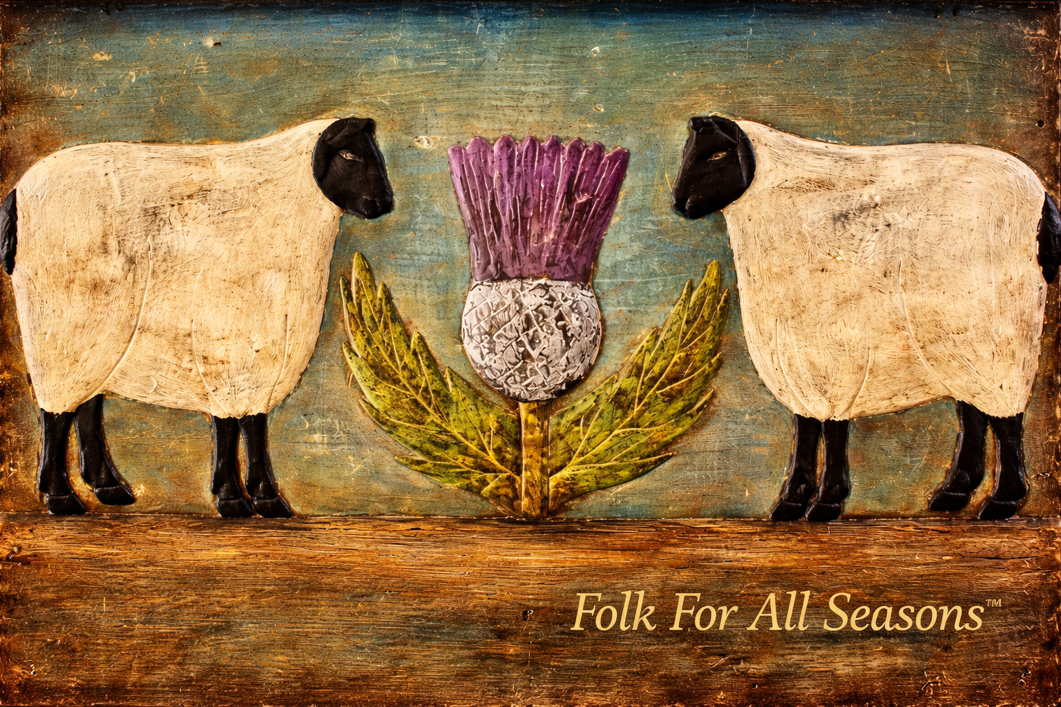 Sheep and Thistle