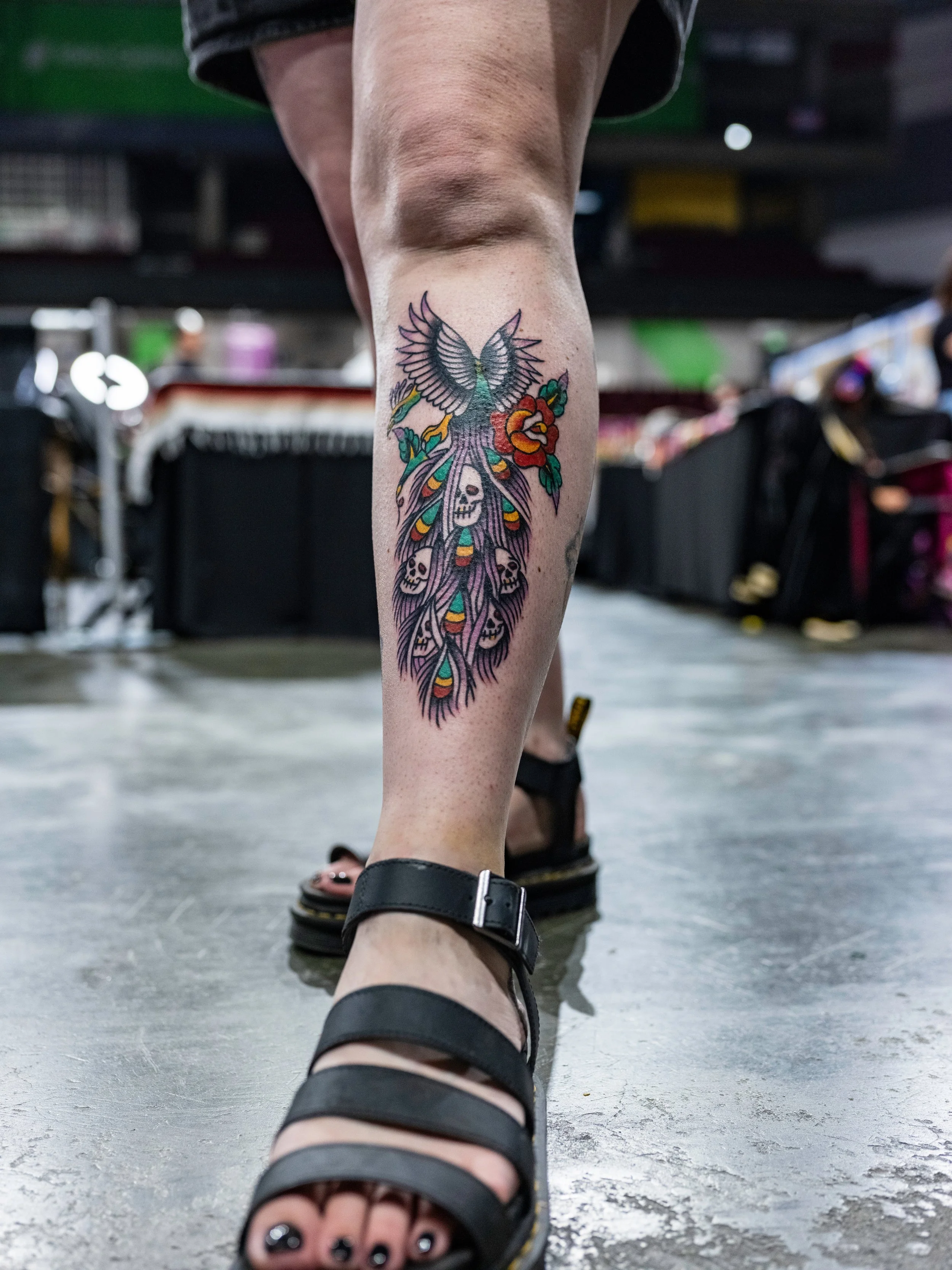 Saturdays winner for Traditional Zandria of Huntington Beach Tattoo - client. Photo by Nick Hedden @gemstatephoto