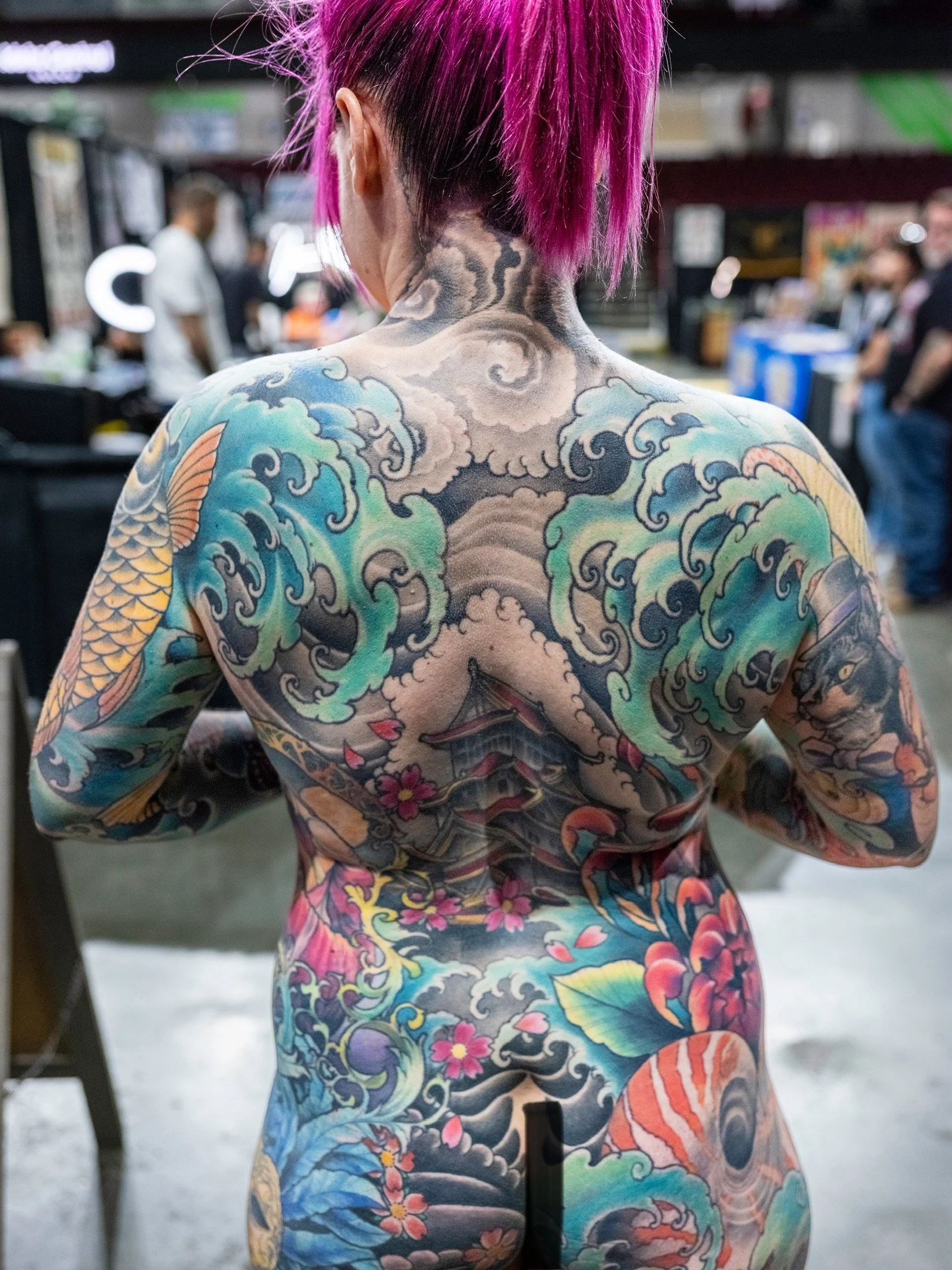 Saturdays winner for Large Body of Work. Chad Lamb with Ikon Tattoo - client. Photo by Nick Hedden @gemstatephoto