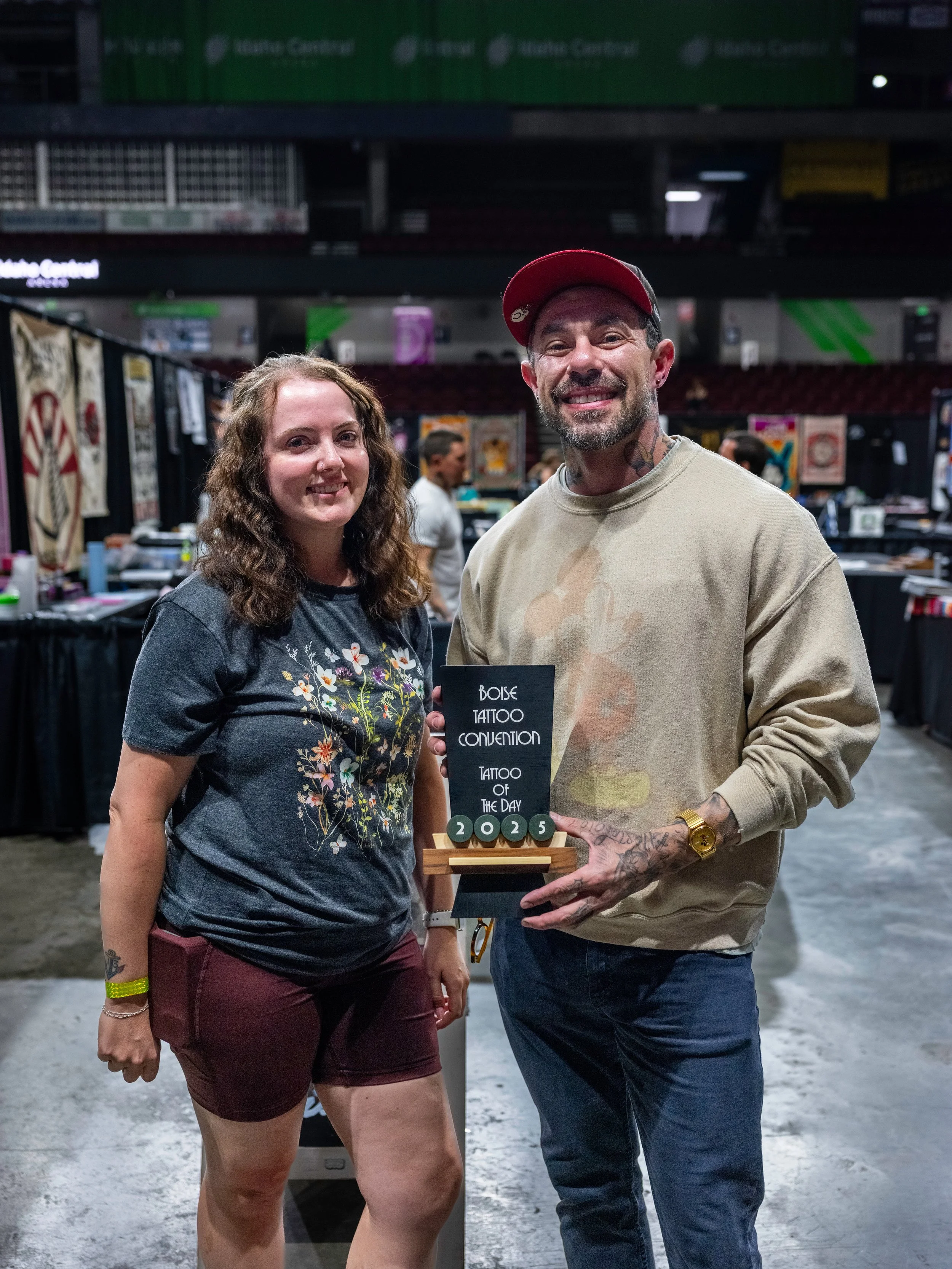 Fridays winner for Tattoo of the Day! Alex Mart of Oh Boy Original and client. Photo by Nick Hedden @gemstatephoto