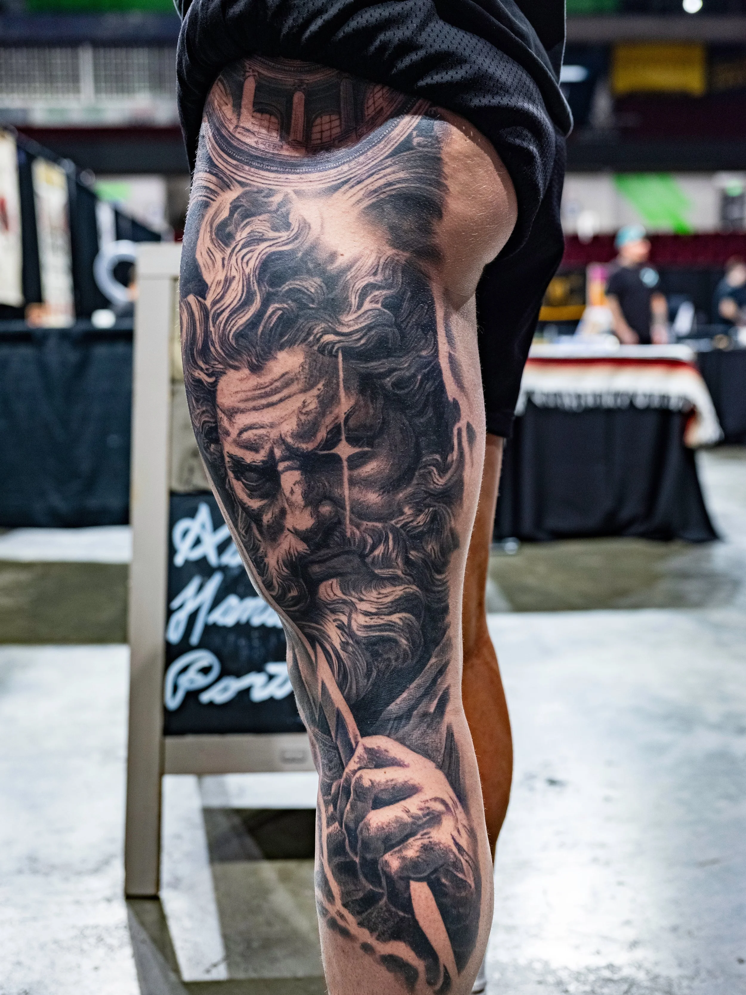 Closing out the show, 2025's winner for Best in Show went to Tony Ritter of Chariot Tattoo - client. Photo by Nick Hedden @gemstatephoto