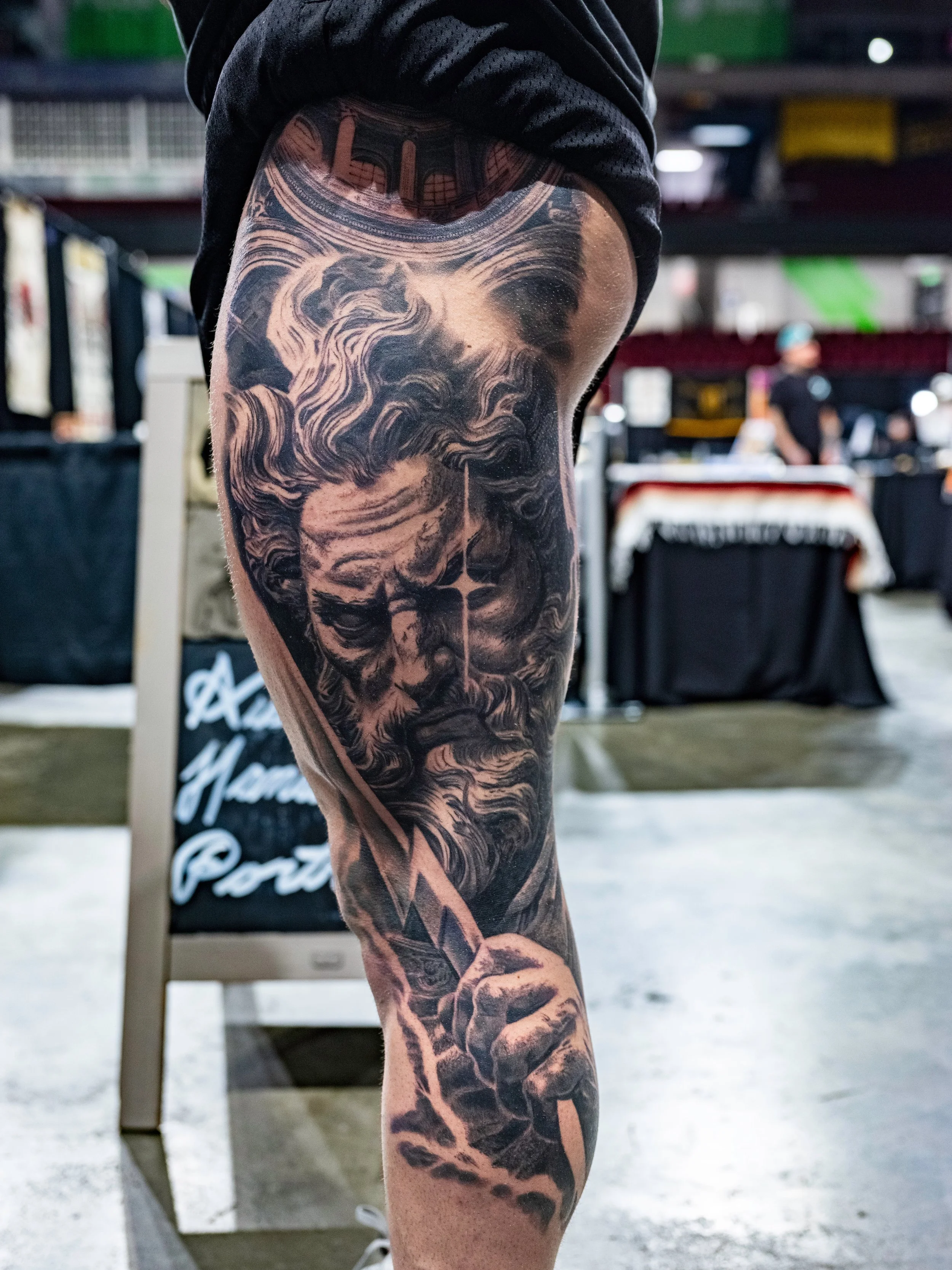 Closing out the show, 2025's winner for Best in Show went to Tony Ritter of Chariot Tattoo - client. Photo by Nick Hedden @gemstatephoto