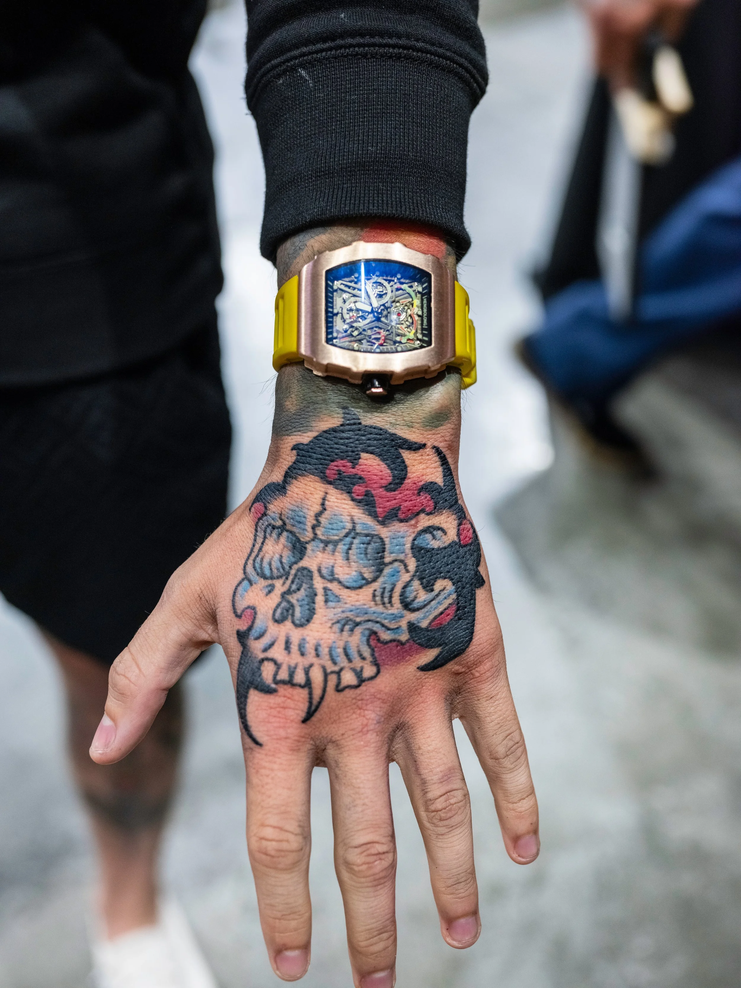 Sundays winner of Tattoo of the Day, Ryan "teach" Schienle of Chalice Tattoo - client. Photo by Nick Hedden @gemstatephoto