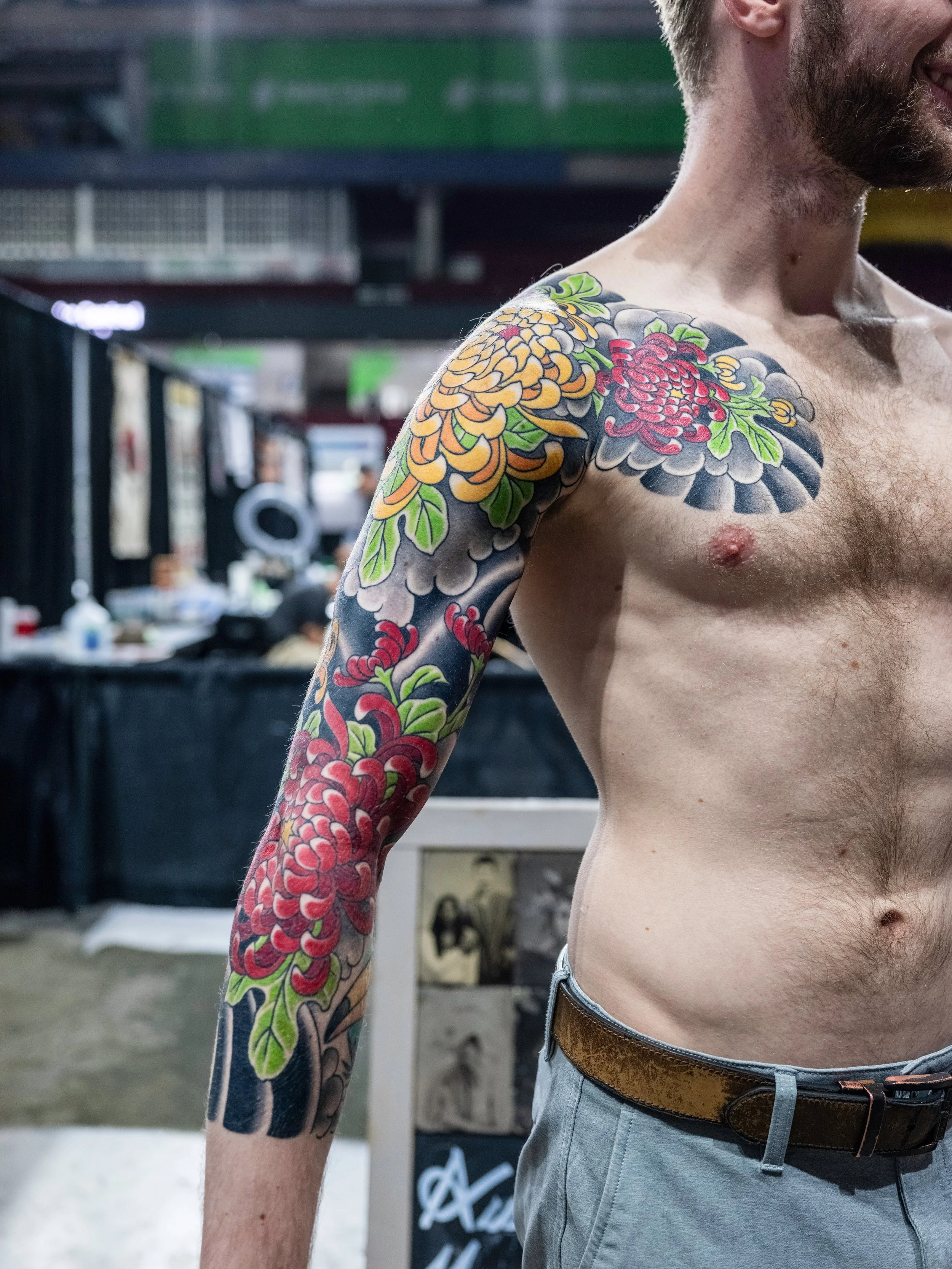 Sundays winner for Best Japanese Scott Fishbein of Hole in the Wall Tattoo - client. Photo by Nick Hedden @gemstatephoto
