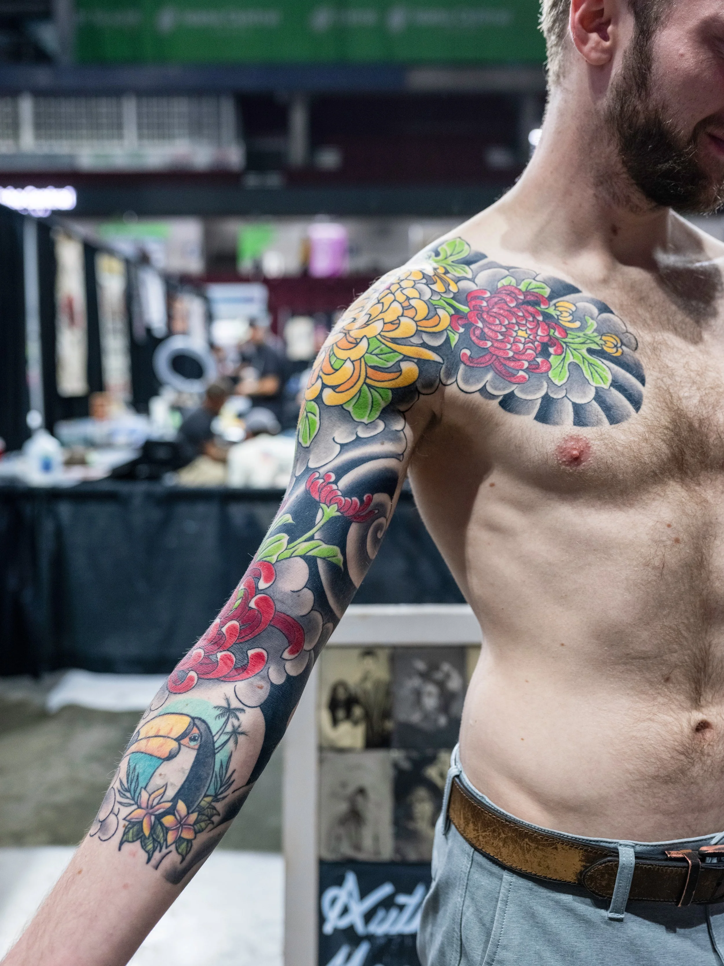 Sundays winner for Best Japanese Scott Fishbein of Hole in the Wall Tattoo - client. Photo by Nick Hedden @gemstatephoto
