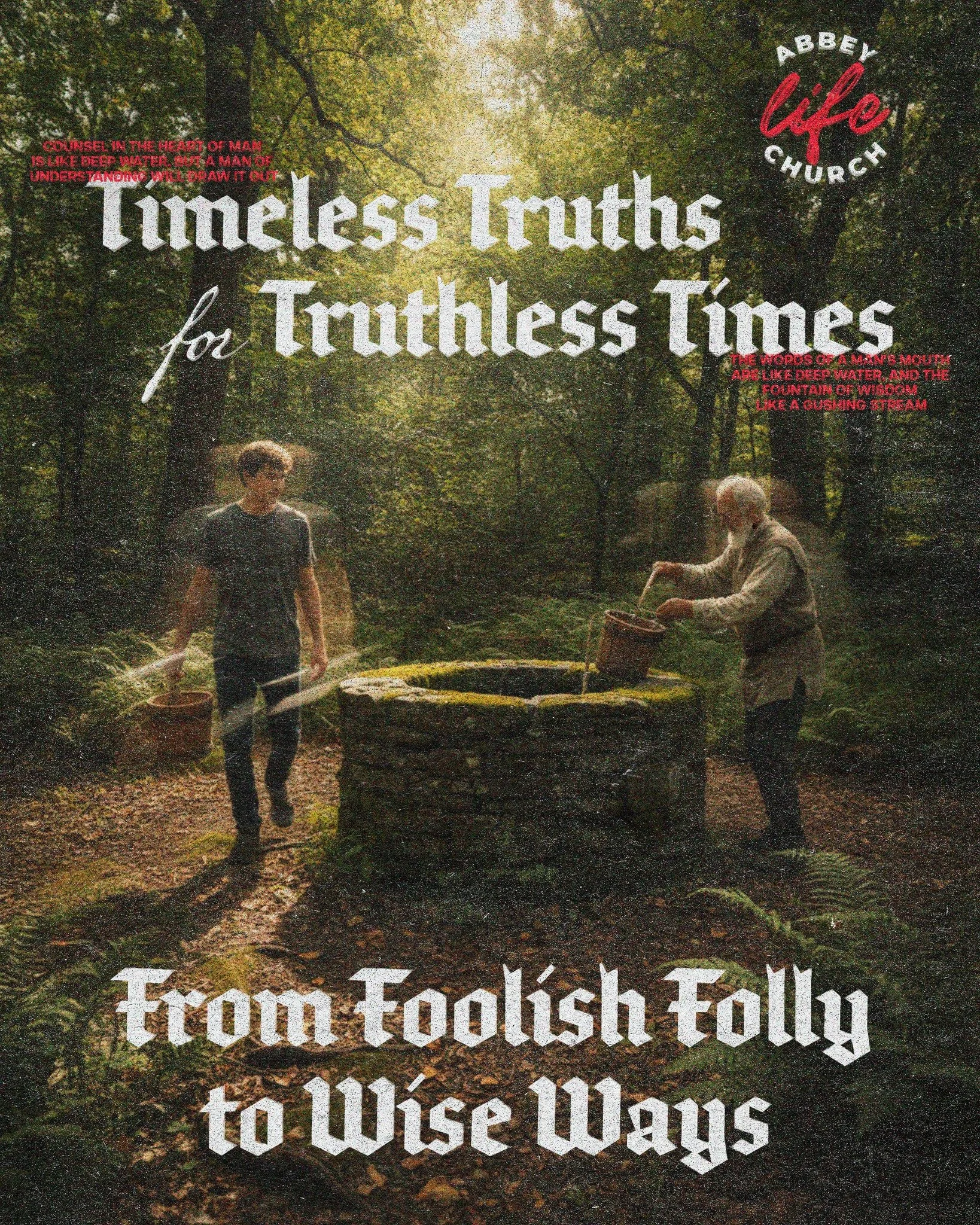 Anyone Need Help Making Decisions ✋

This Sunday come ready ⚖️

Follow God | Find Freedom | Fulfil Purpose
10:30am ⏰
Courtyard Theatre, Ballyearl 📍
www.abbeylife.church